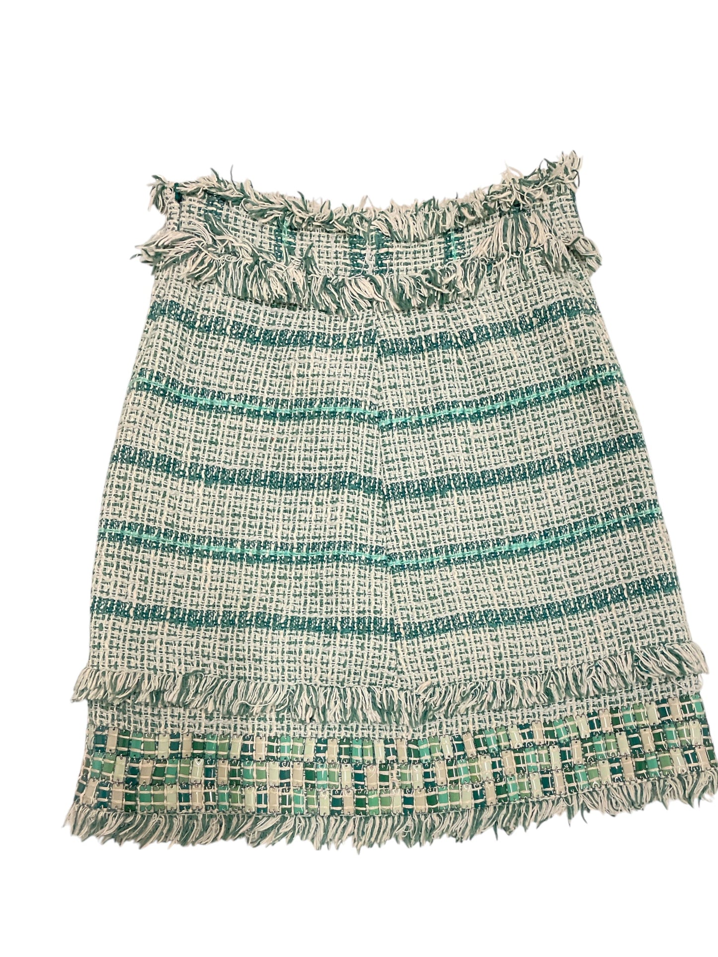 Skirt Mini & Short By Tory Burch In Tweed, Size: Xs