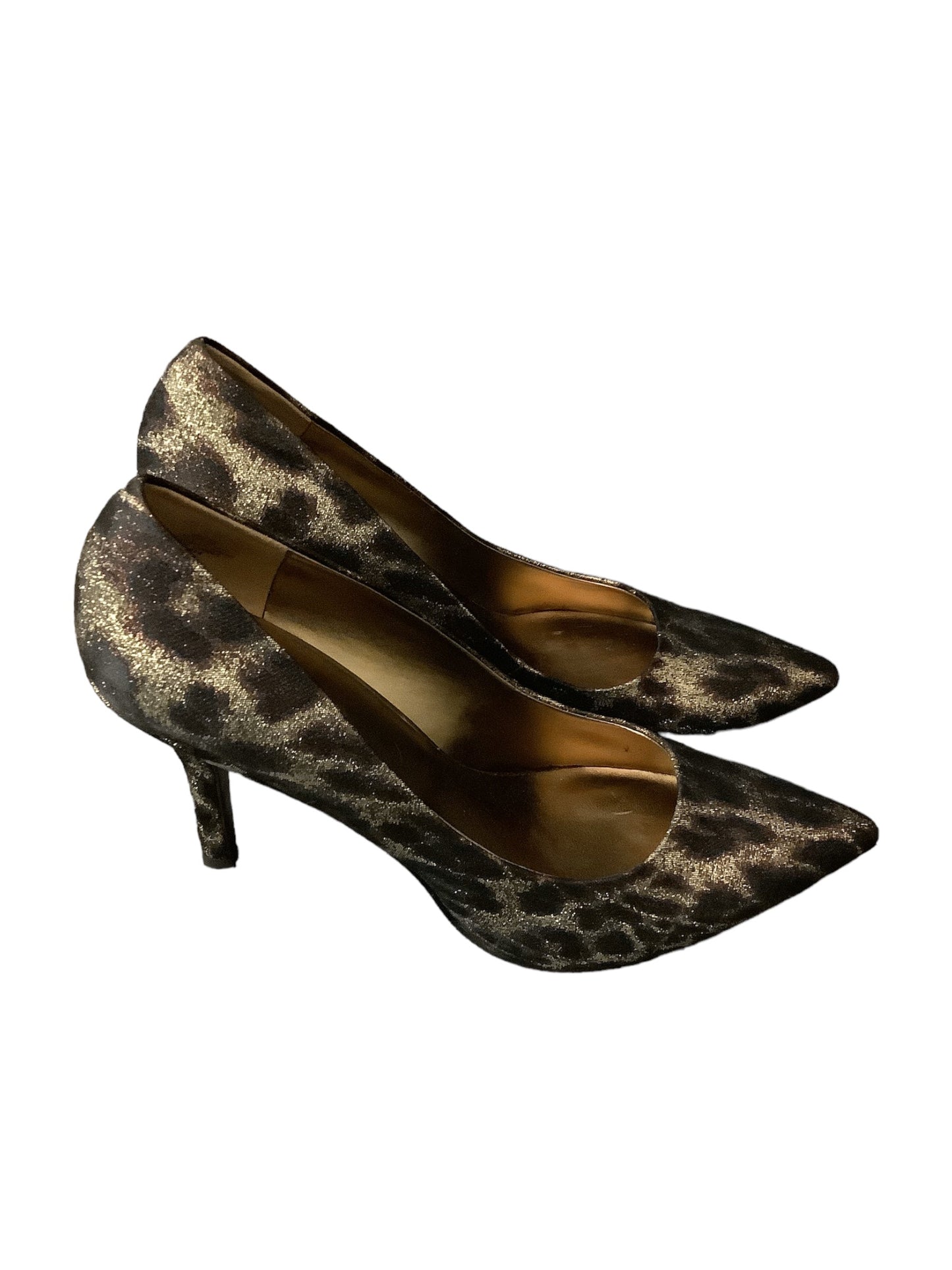 Animal Print Shoes Heels Stiletto Nine West, Size 8.5