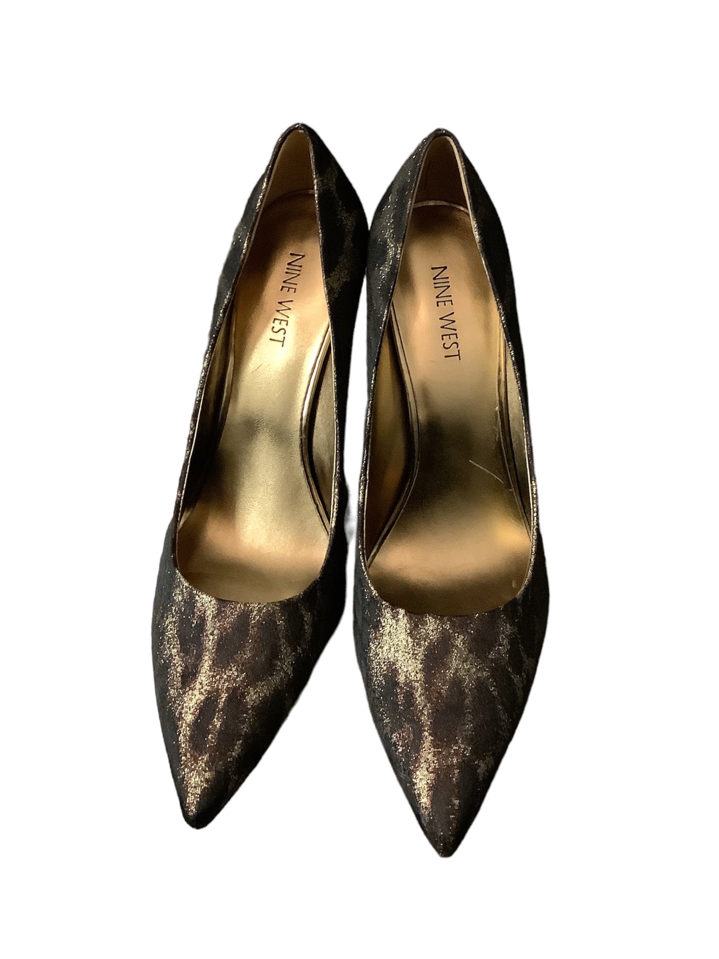 Animal Print Shoes Heels Stiletto Nine West, Size 8.5