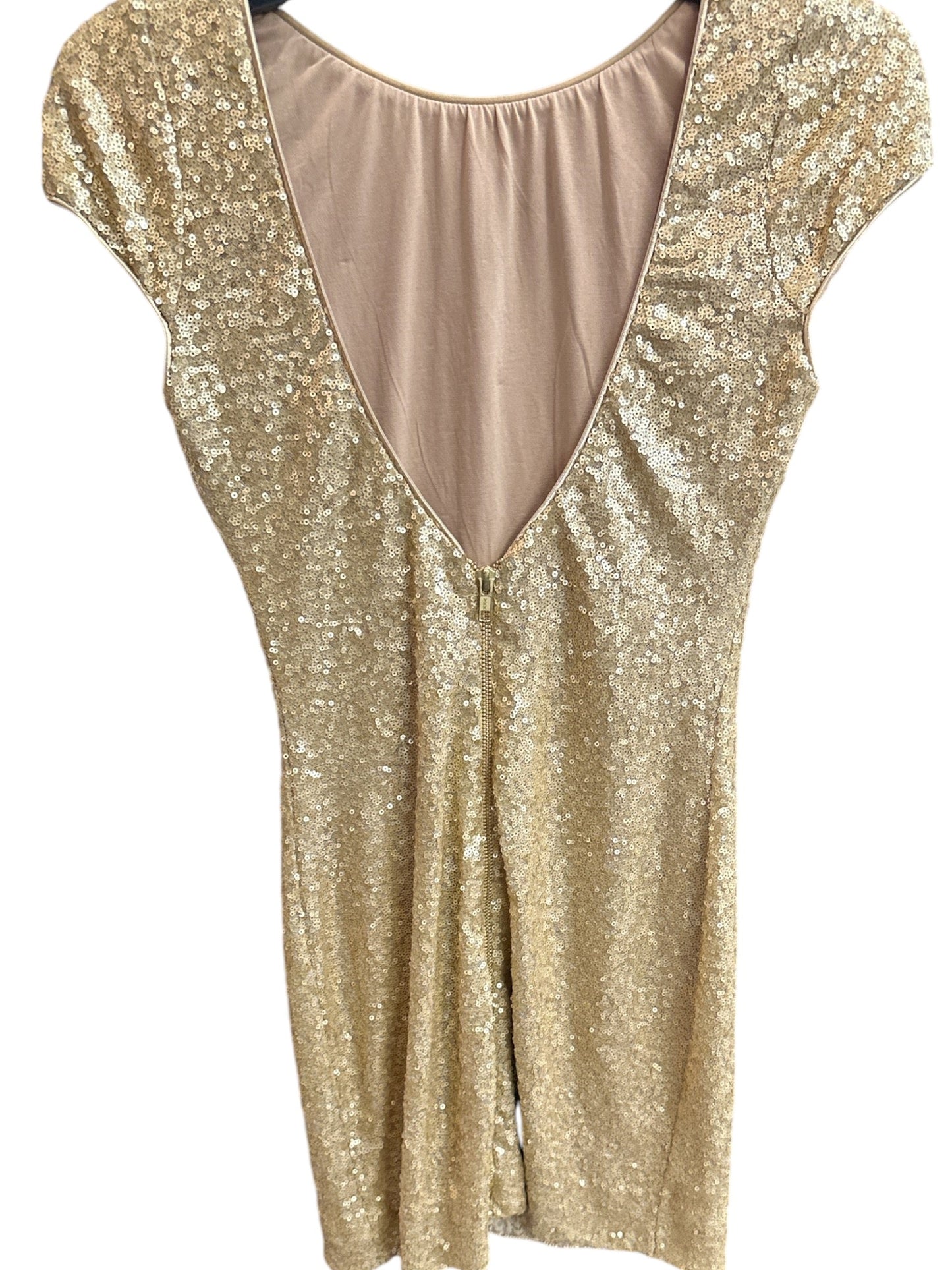 Dress Casual Midi By Dress The Population In Gold, Size: S