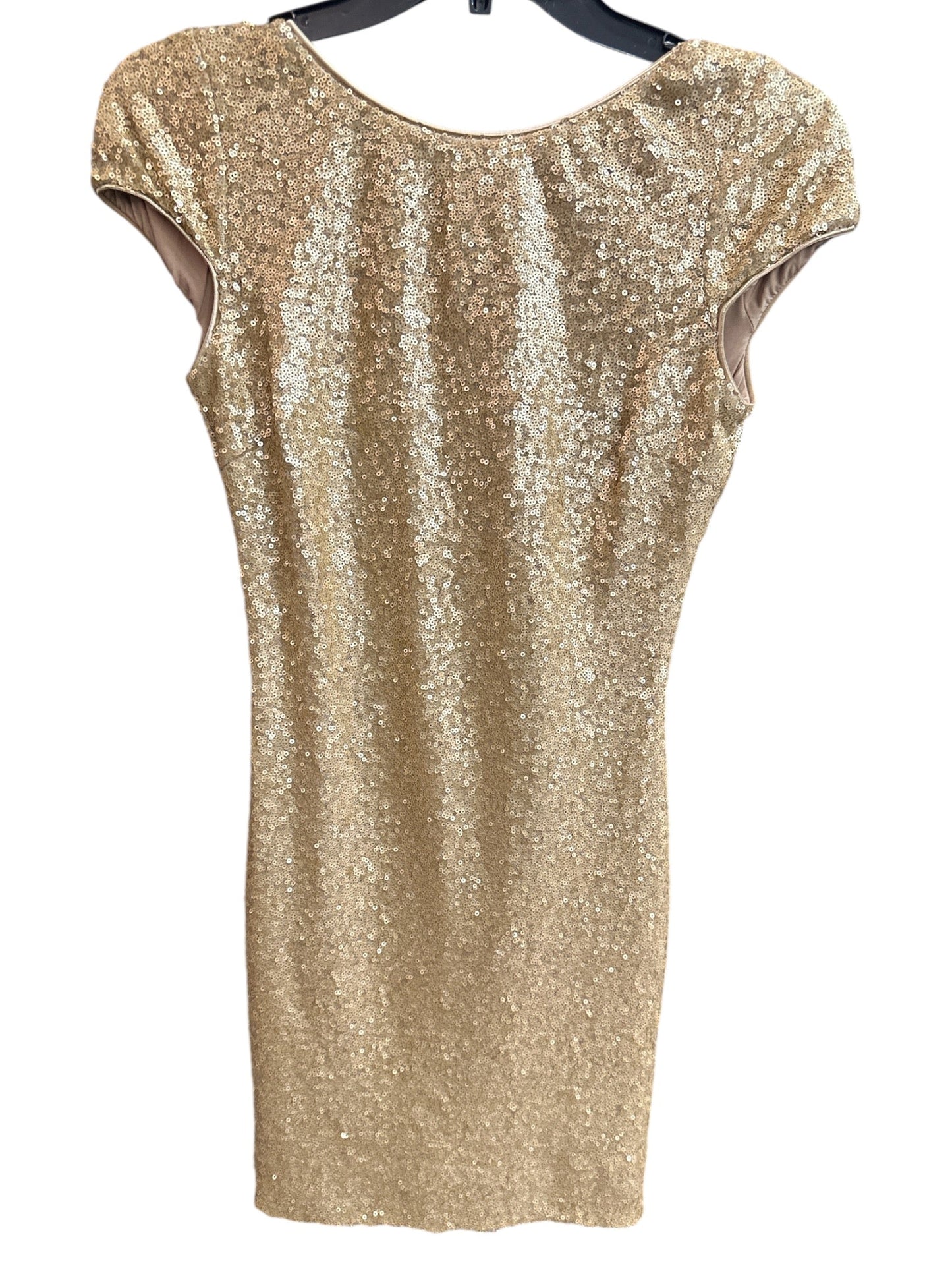 Dress Casual Midi By Dress The Population In Gold, Size: S