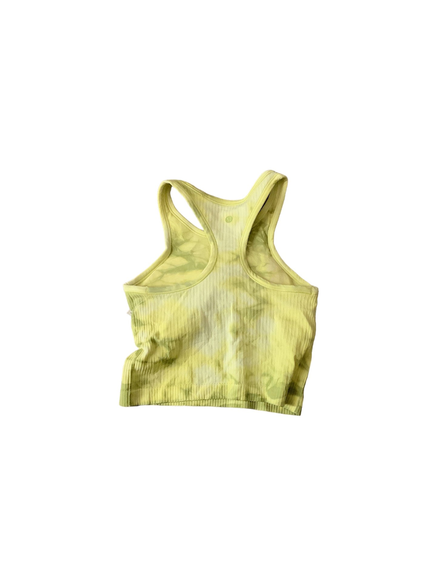 Yellow Athletic Tank Top Lululemon, Size S