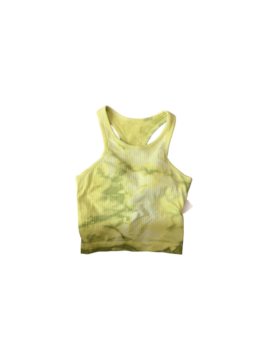 Yellow Athletic Tank Top Lululemon, Size S