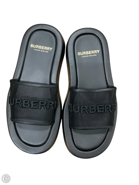 Sandals Luxury Designer By Burberry