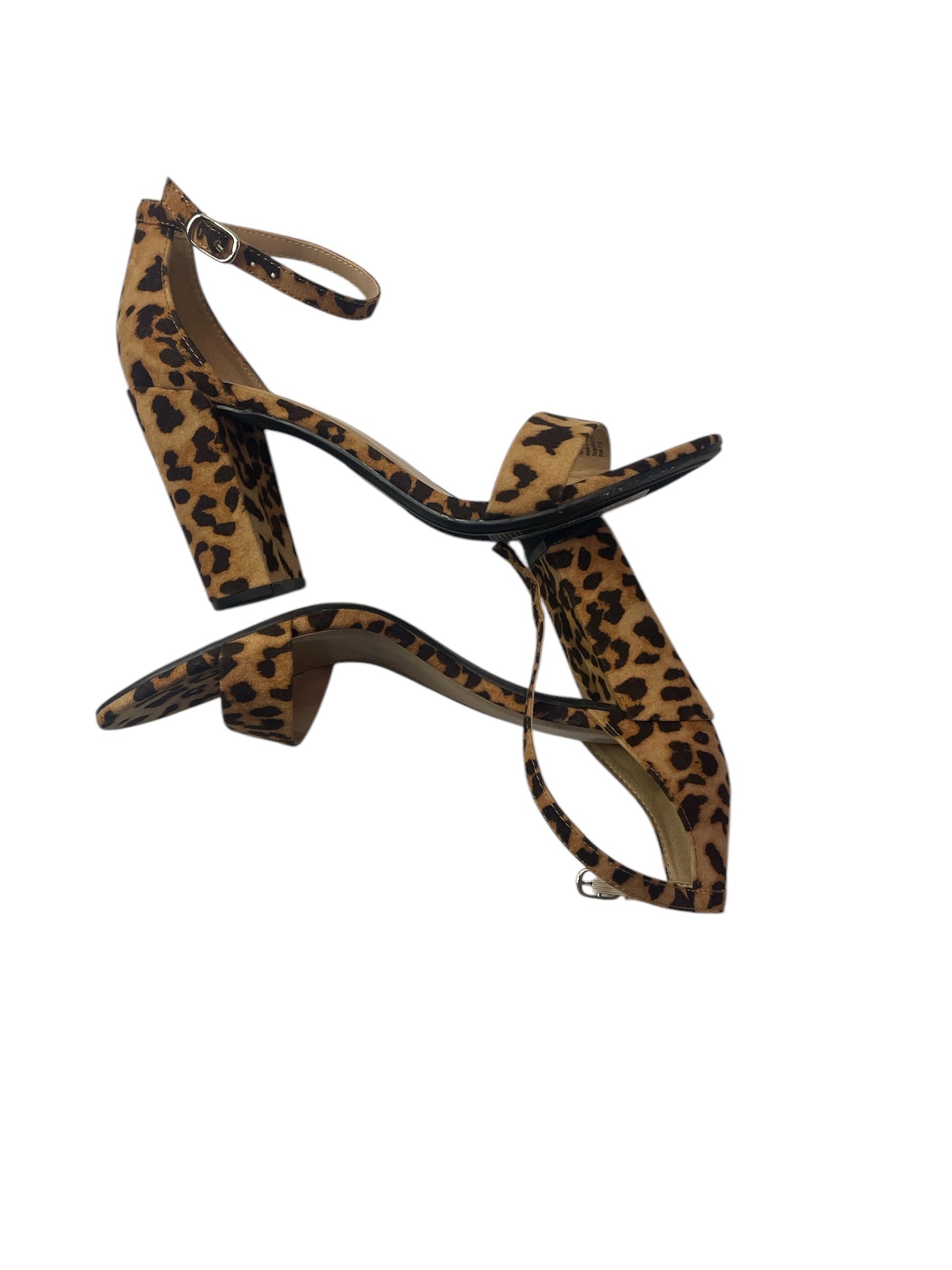 Shoes Heels Block By A New Day In Animal Print, Size: 8.5