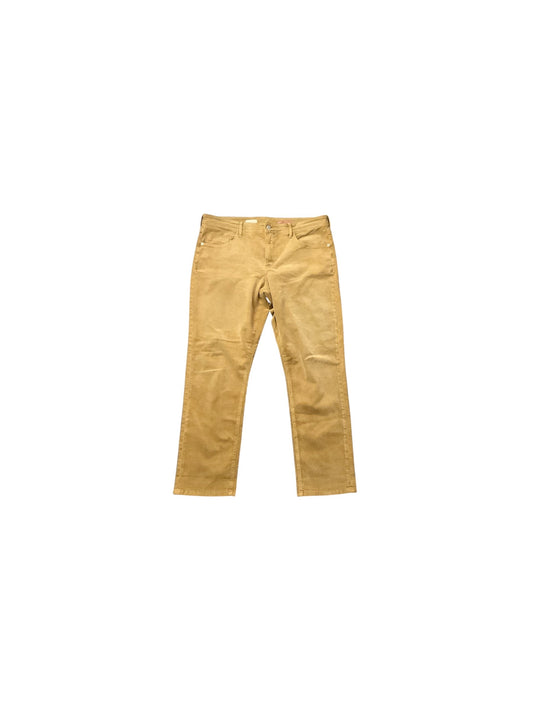 Pants Corduroy By Pilcro In Yellow, Size: 16