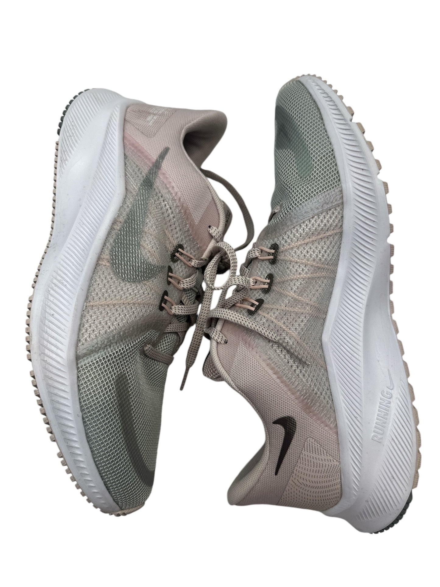 Shoes Athletic By Nike In Grey & Pink, Size: 8.5