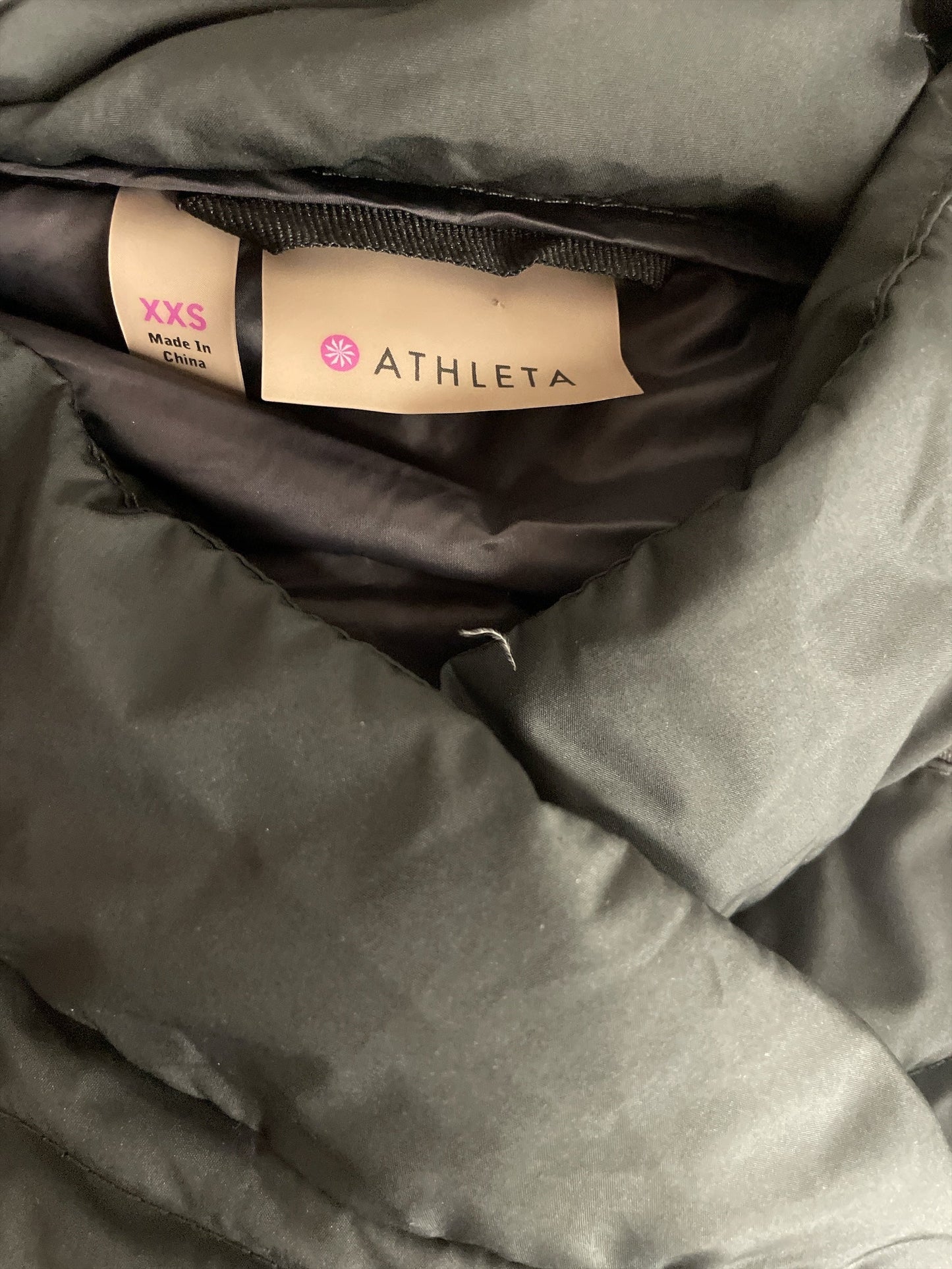 Vest Puffer & Quilted By Athleta In Black, Size: Xxs