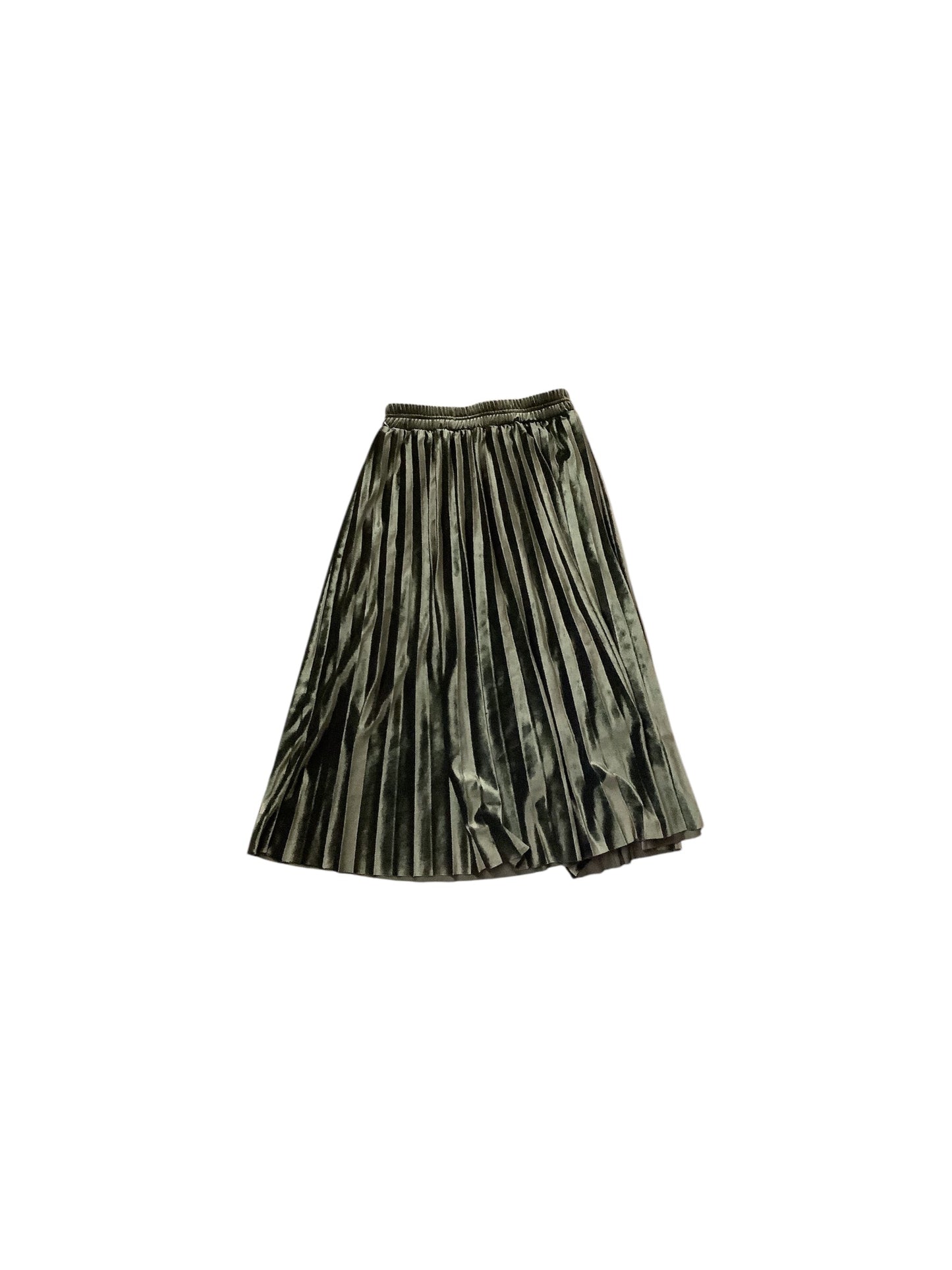 Skirt Midi By Clothes Mentor In Green, Size: Xs