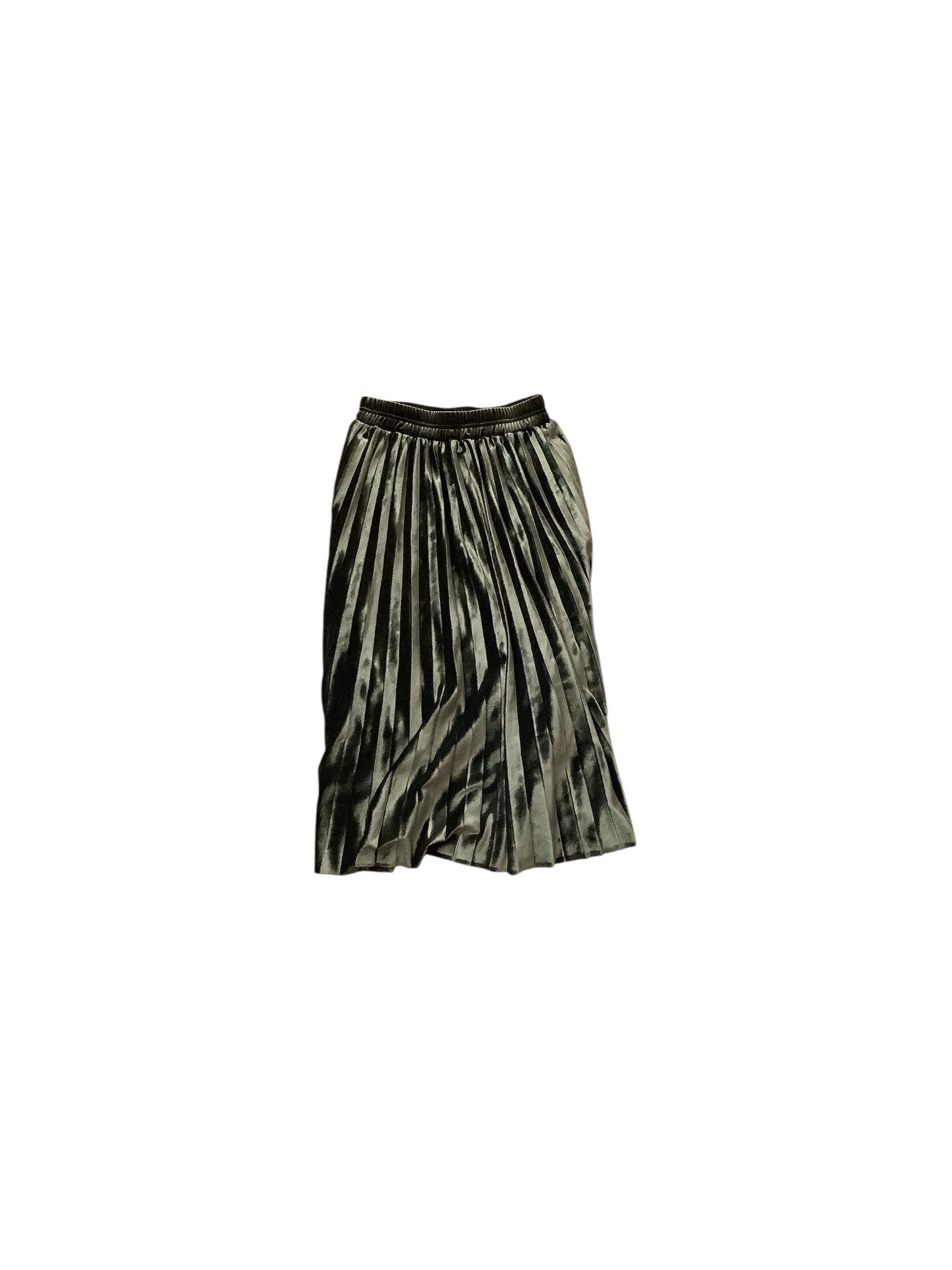 Skirt Midi By Clothes Mentor In Green, Size: Xs