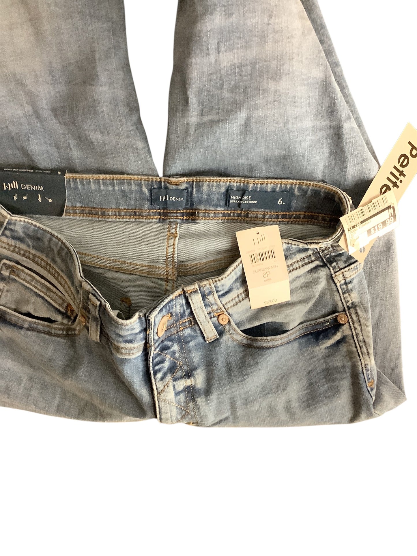 Jeans Straight By J. Jill In Blue, Size: 6p