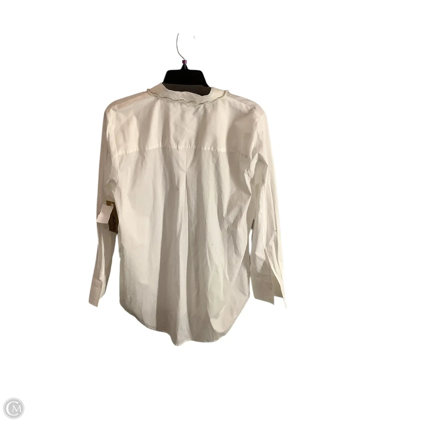 Top Long Sleeve Designer By Jason Wu In White, Size: M