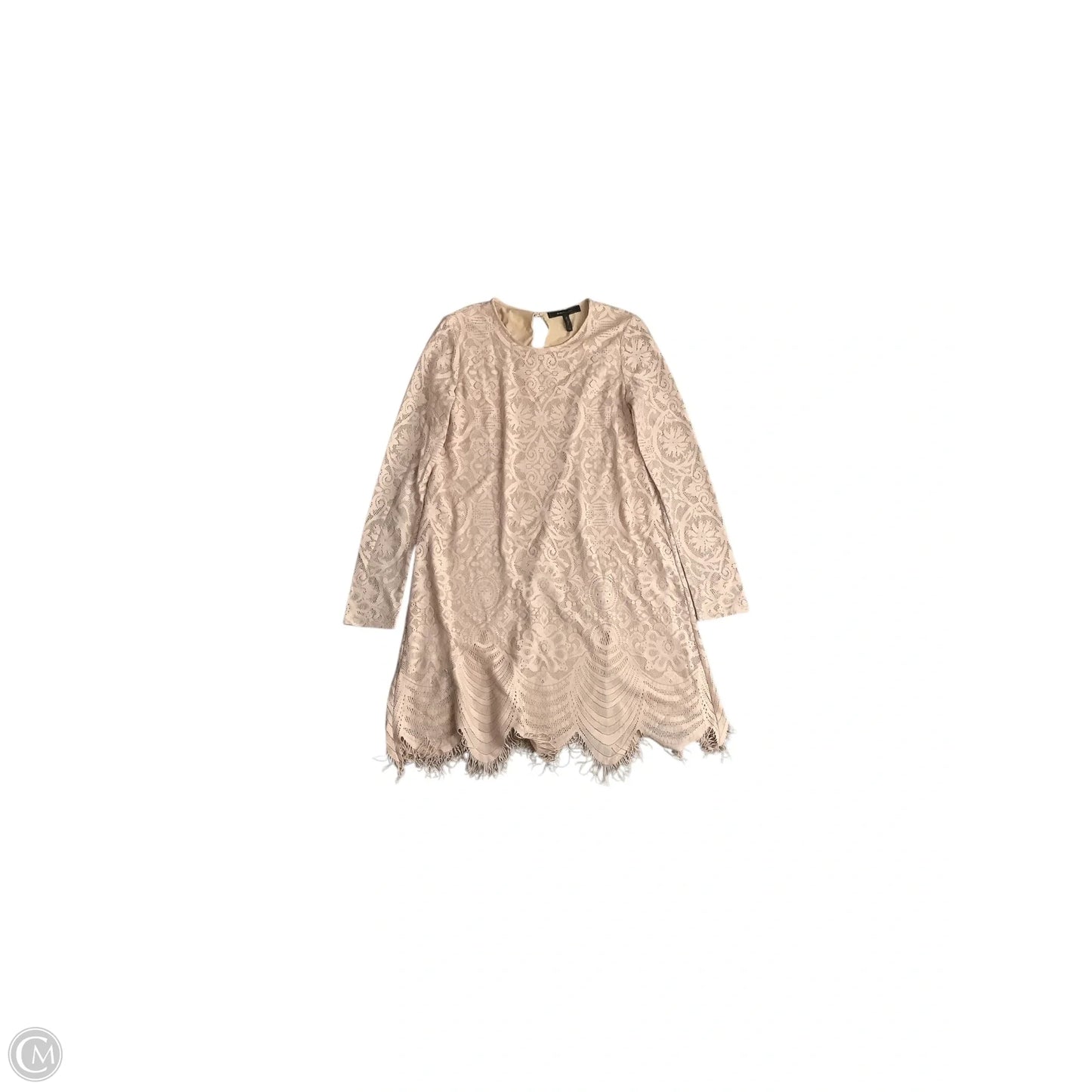 Dress Casual Midi By Bcbgmaxazria In Pink, Size: Xs