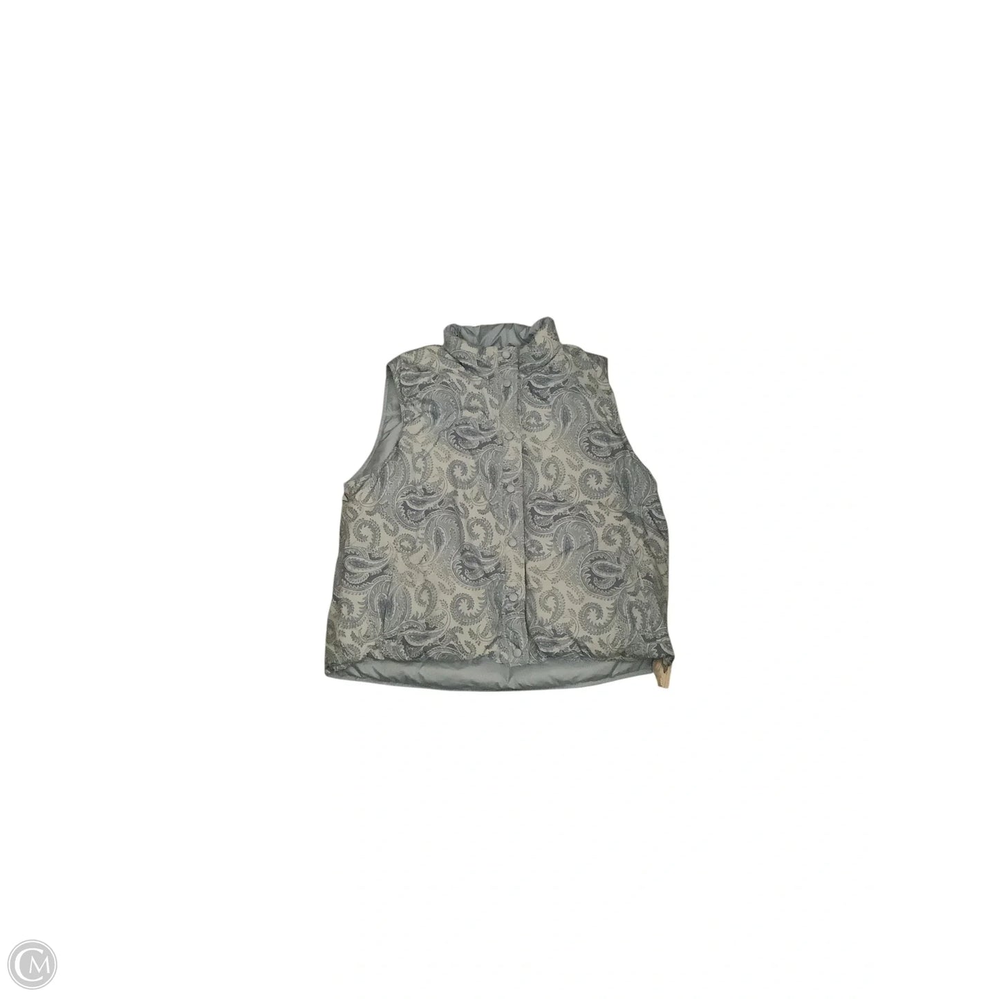 Vest Puffer & Quilted By Lands End In Blue, Size: L