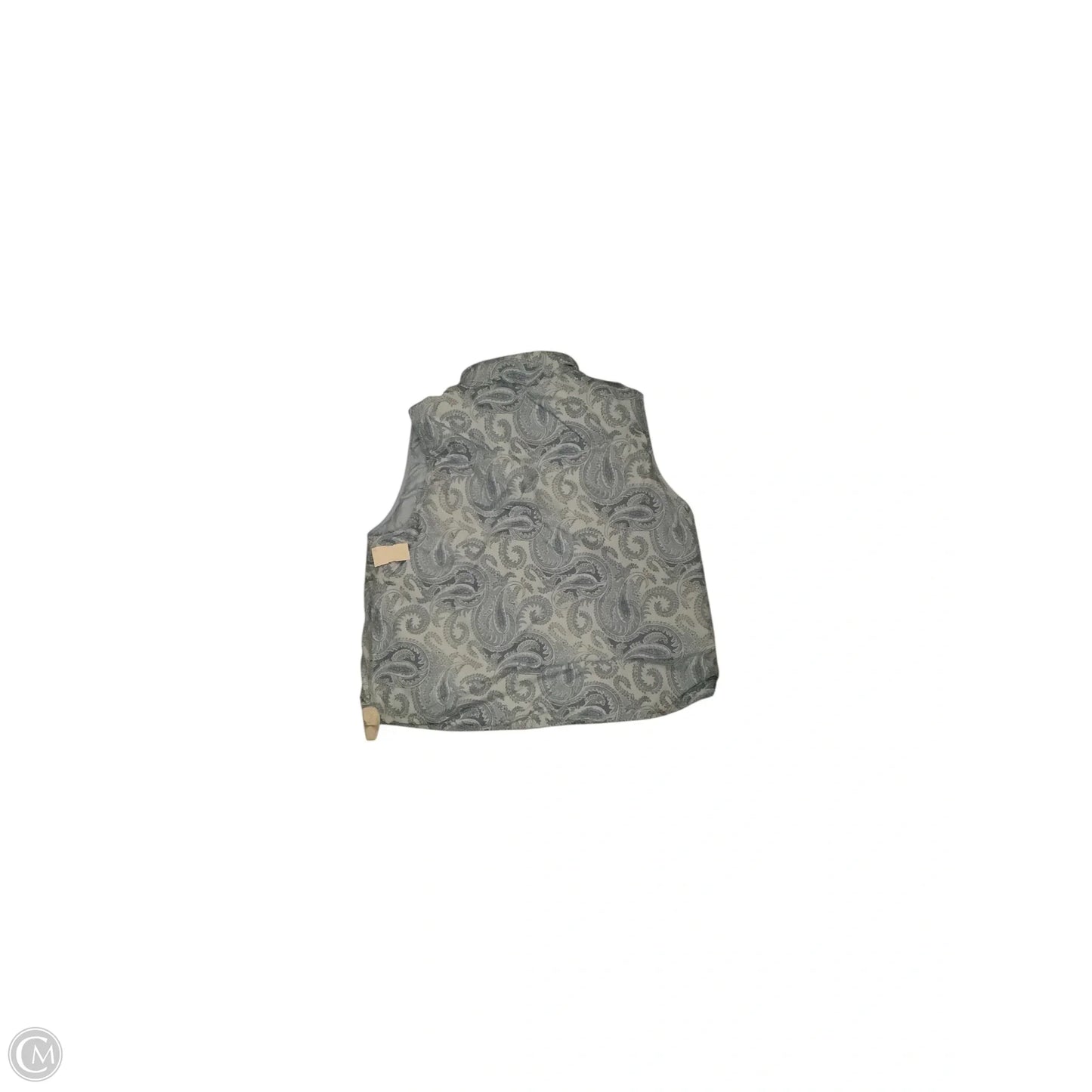 Vest Puffer & Quilted By Lands End In Blue, Size: L