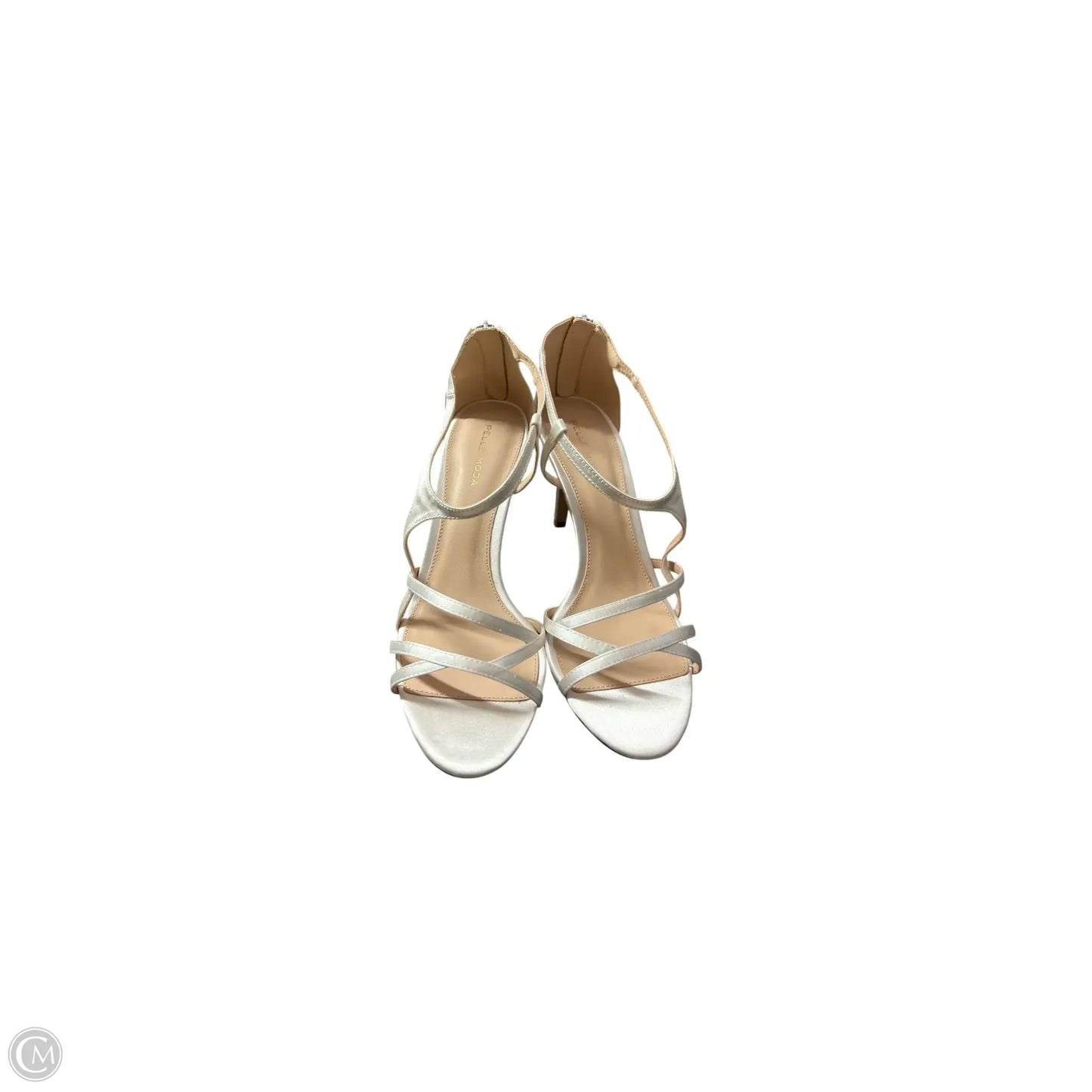 Shoes Heels Kitten By Clothes Mentor In White, Size: 9