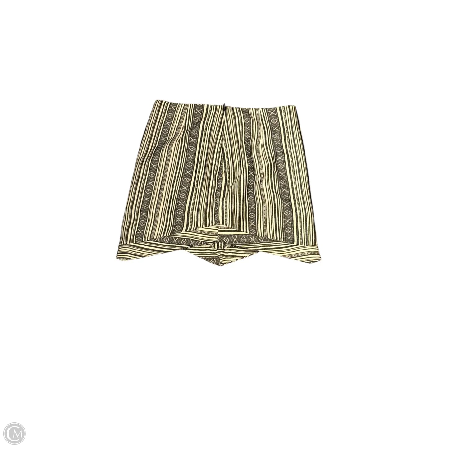 Skirt Mini & Short By Line & Dot In Striped Pattern, Size: S