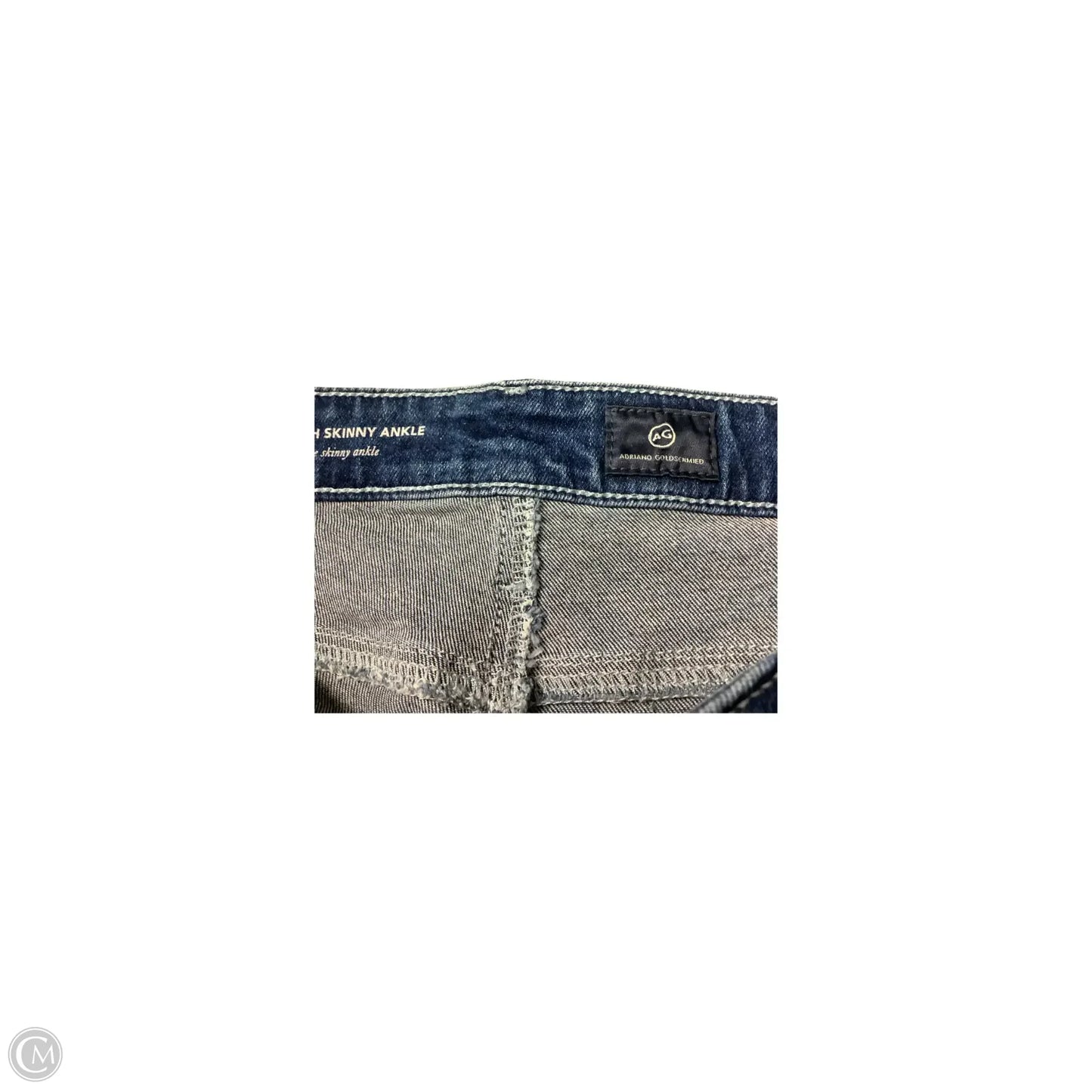Jeans Skinny By Adriano Goldschmied In Blue, Size: 14