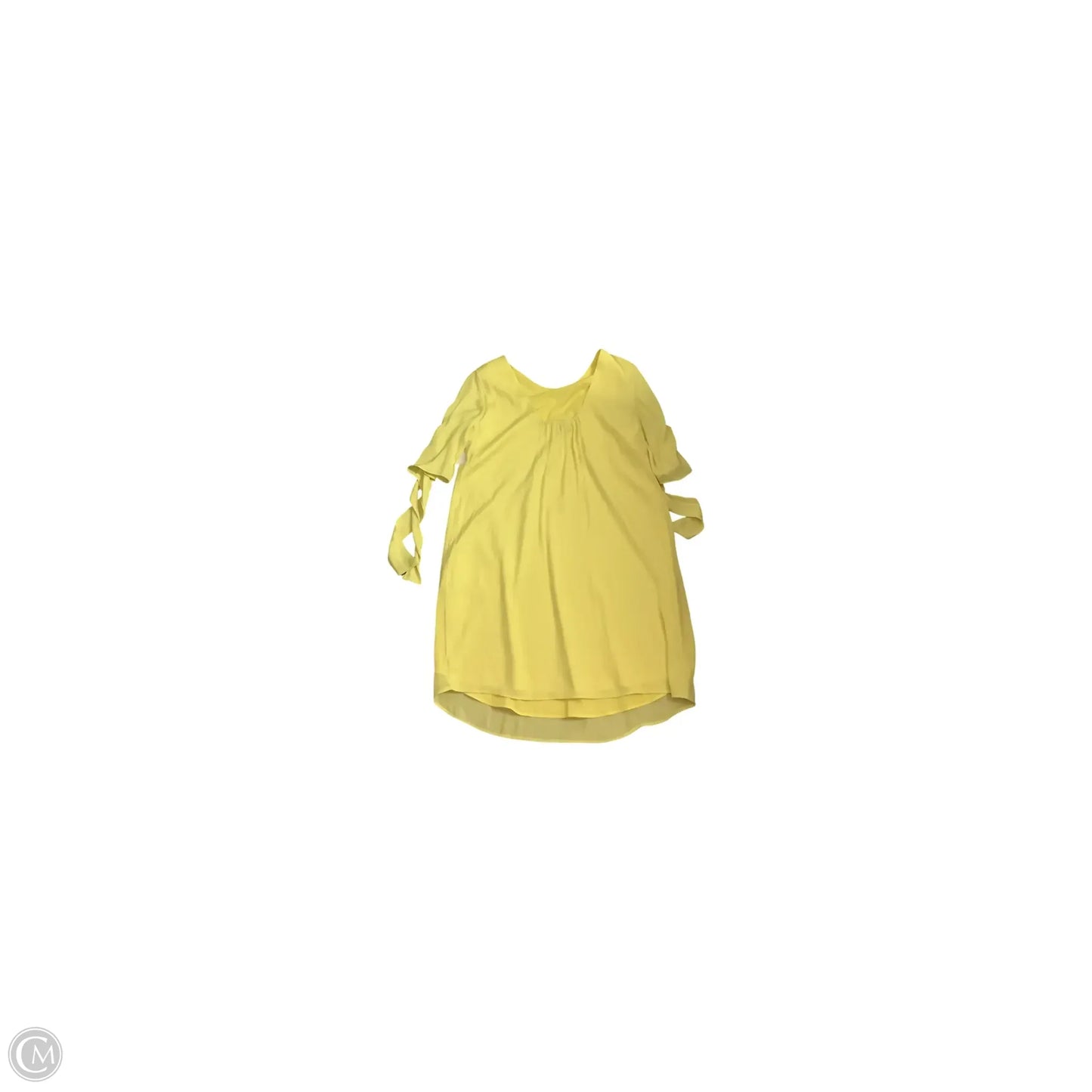 Dress Casual Midi By Naked Zebra In Yellow, Size: M