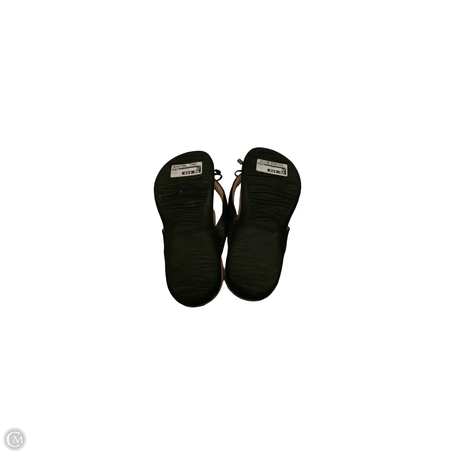 Sandals Flip Flops By Vionic In Black, Size: 11