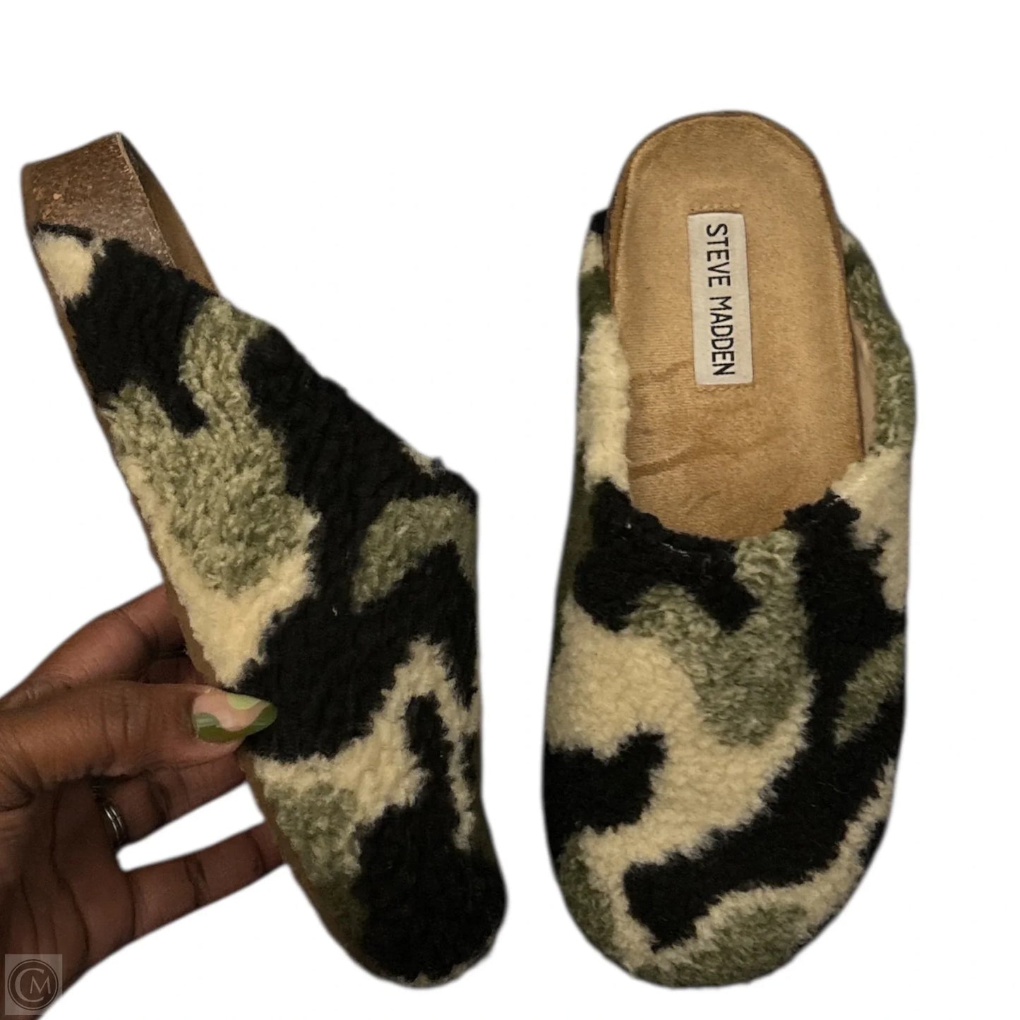 Slippers By Steve Madden In Camouflage Print, Size: 7