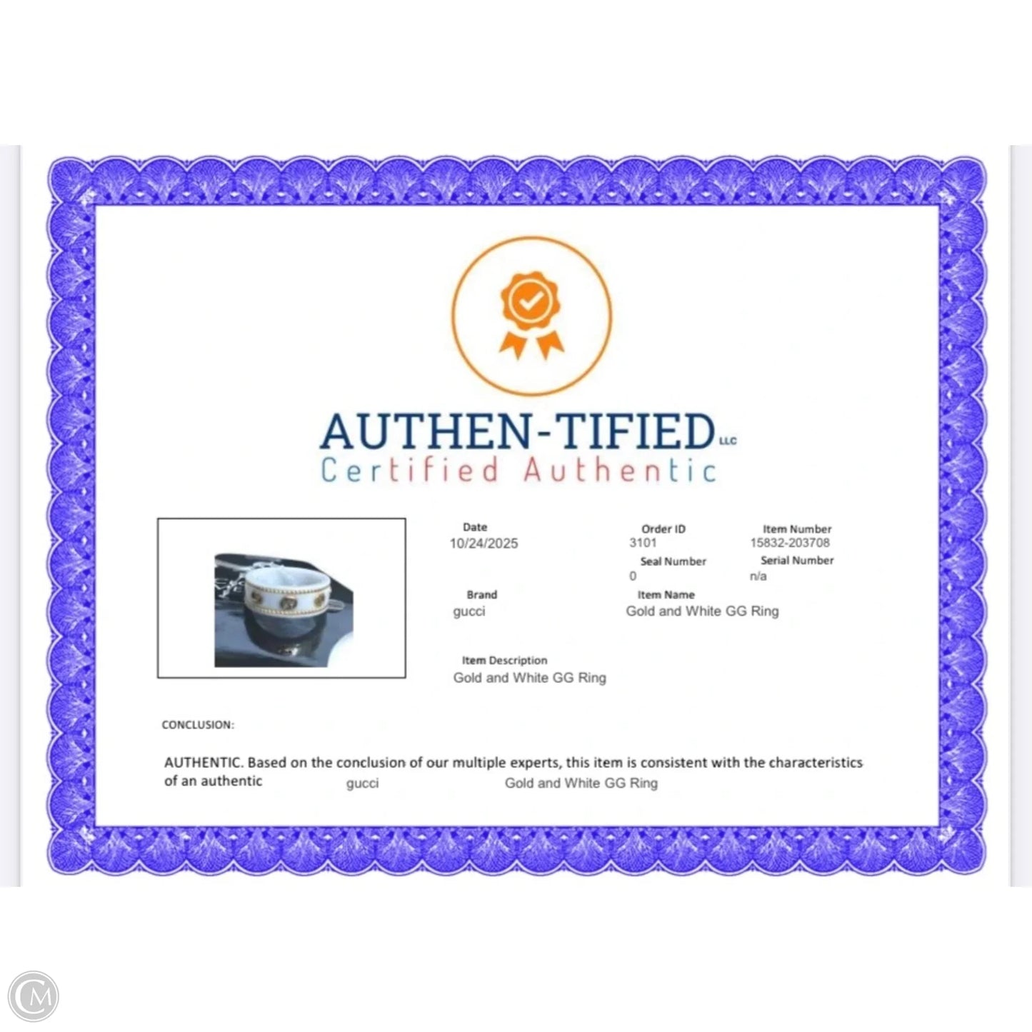 Ring Luxury Designer By Gucci