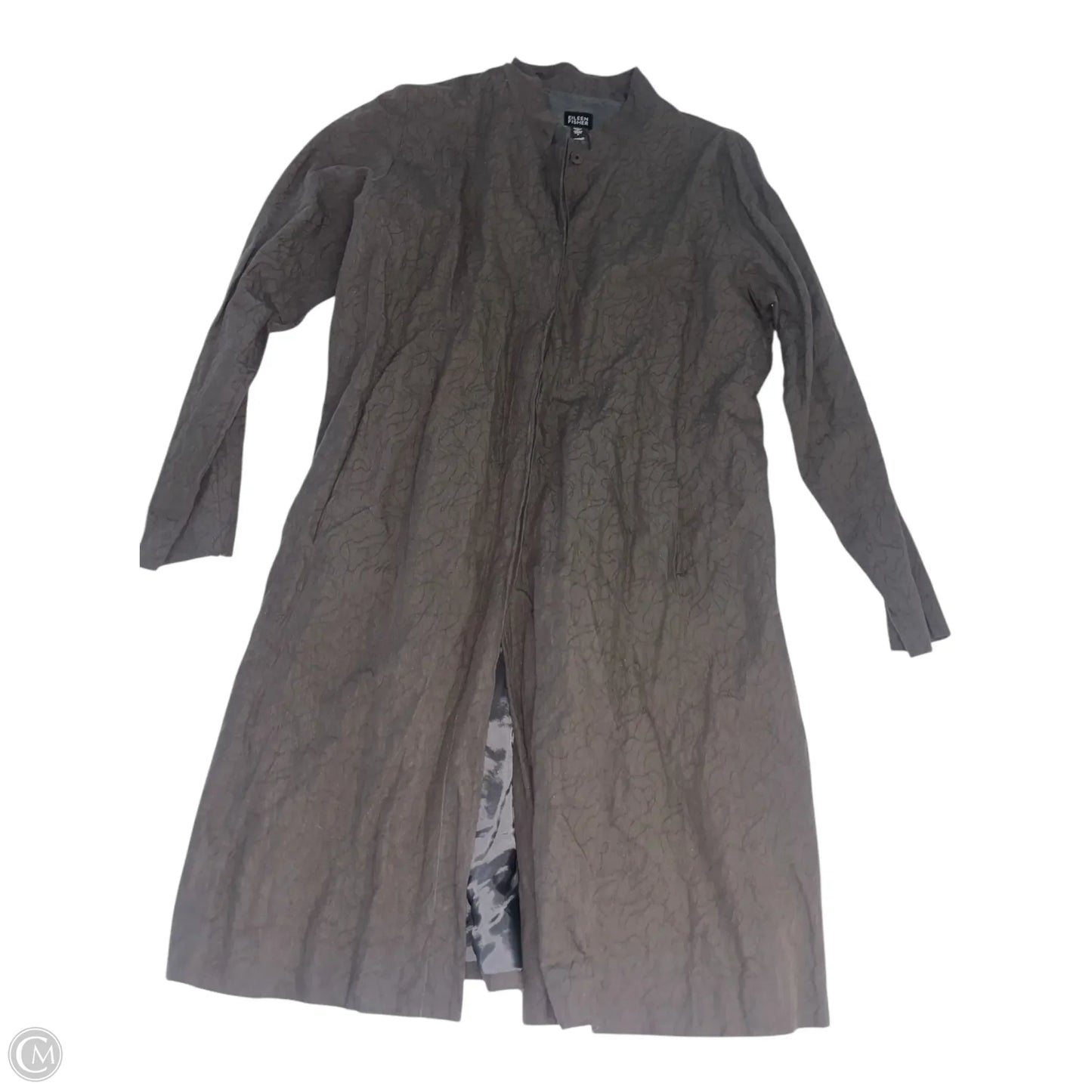 Jacket Other By Eileen Fisher In Brown, Size: L