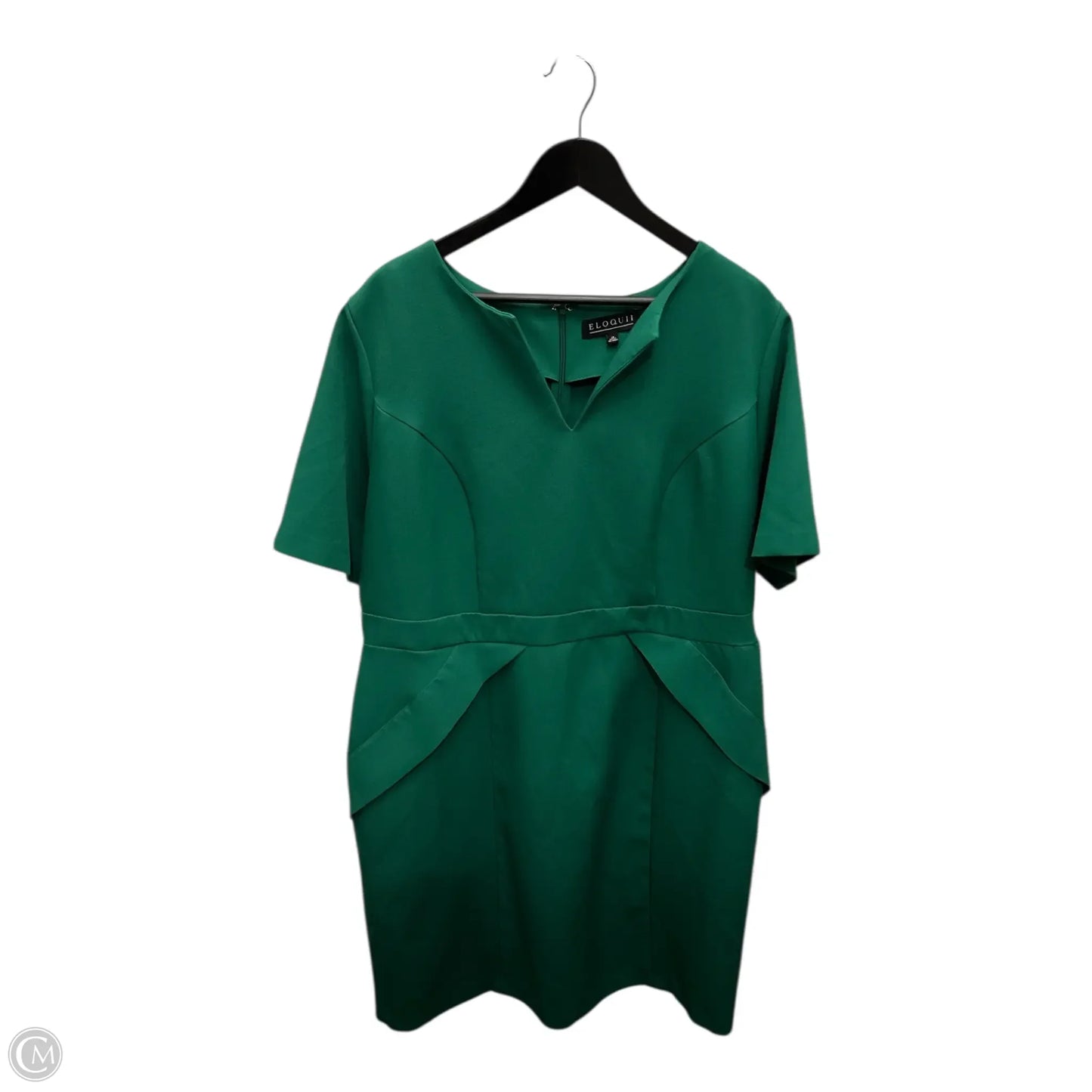 Dress Casual Midi By Eloquii In Green, Size: 18