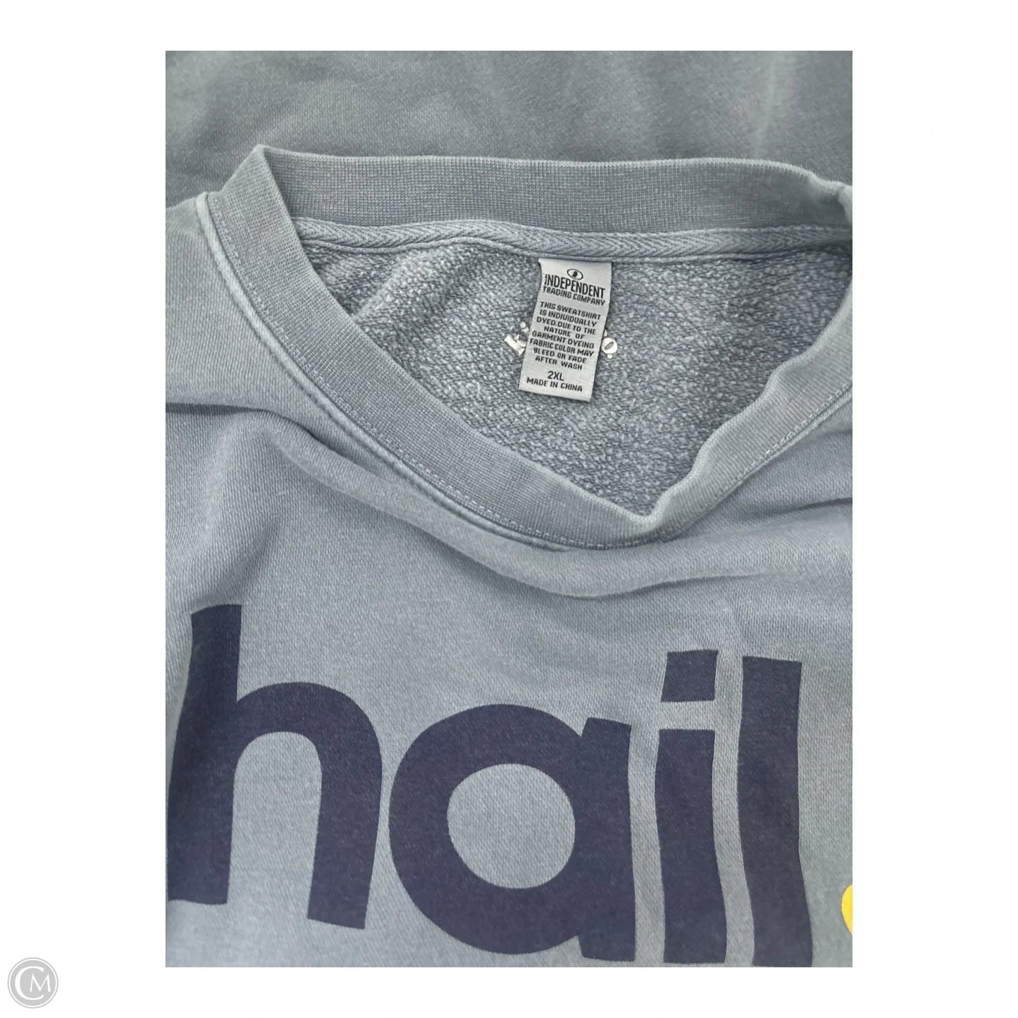 Sweatshirt Crewneck By Clothes Mentor In Blue, Size: 2x