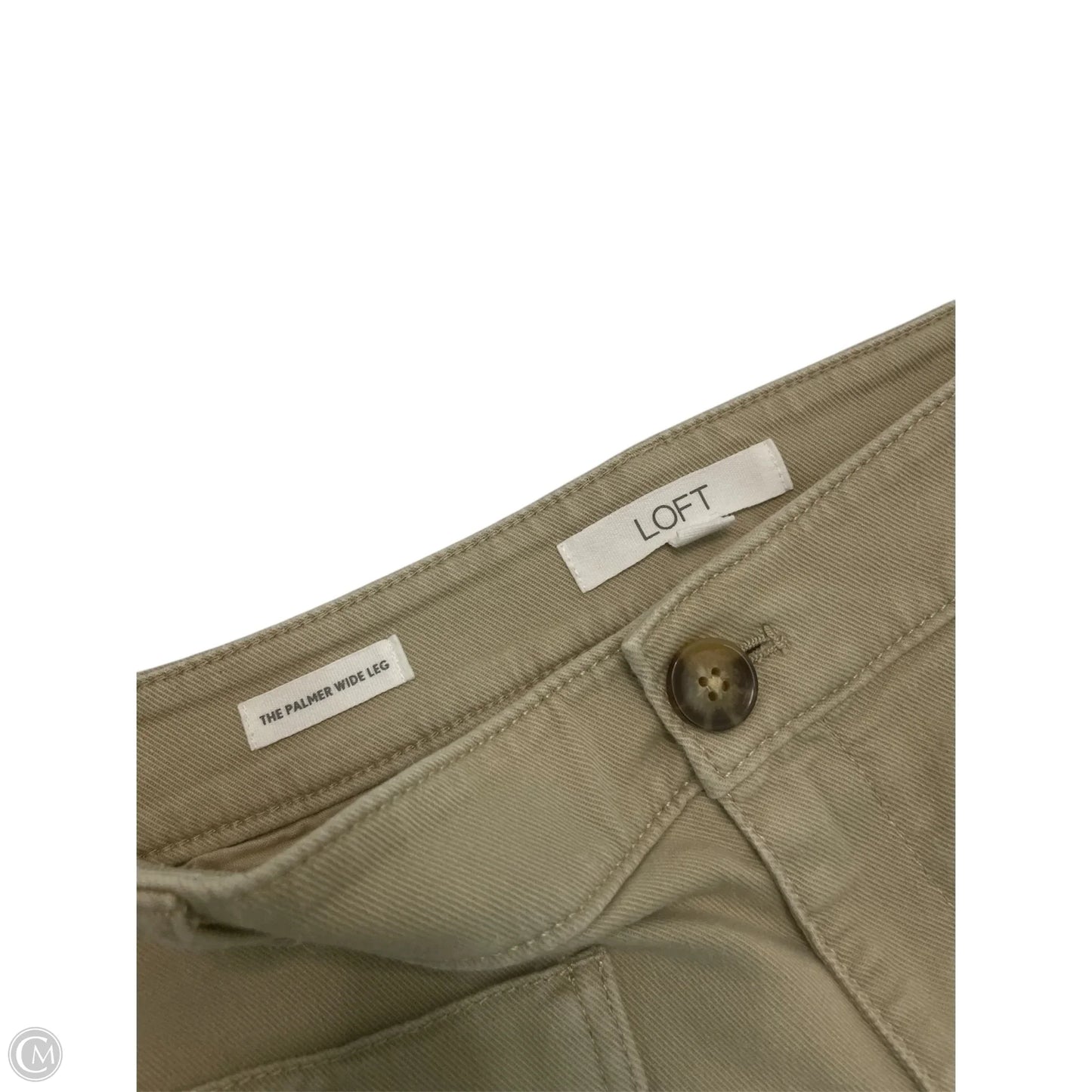 Jeans Wide Leg By Loft In Tan, Size: 8