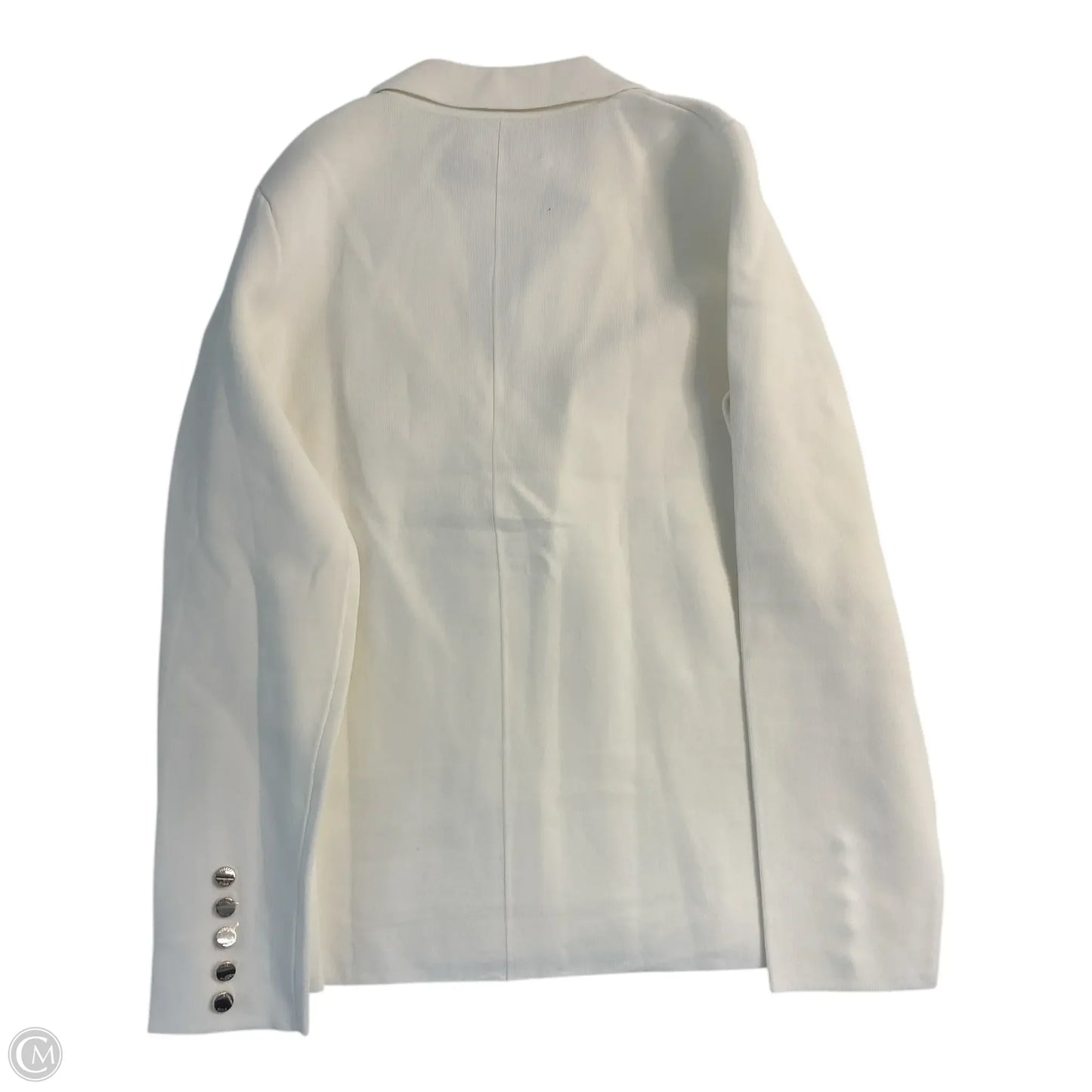 Blazer By Clothes Mentor In White, Size: Xl