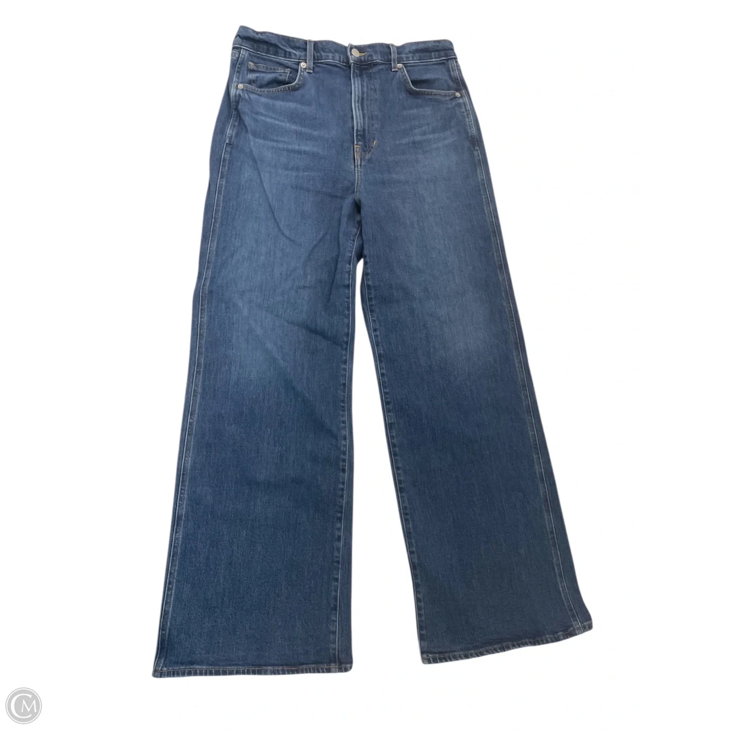 Jeans Wide Leg By Veronica Beard In Blue Denim, Size: 14