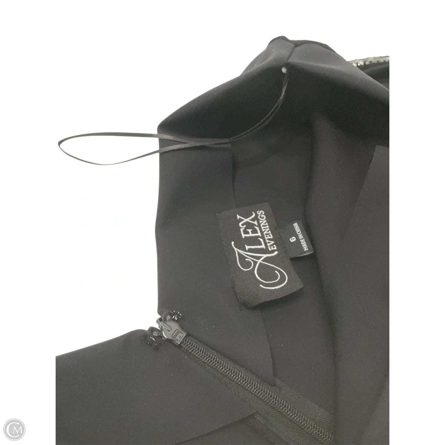 Dress Party Midi By Alex Evenings In Black, Size: 6