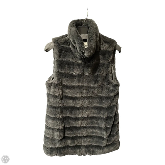 Vest Fleece By Dylan In Grey, Size: S