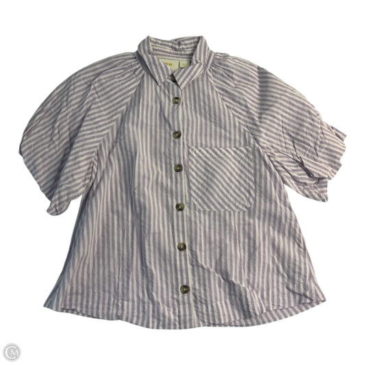 Top Short Sleeve Basic By Maeve In Purple, Size: S