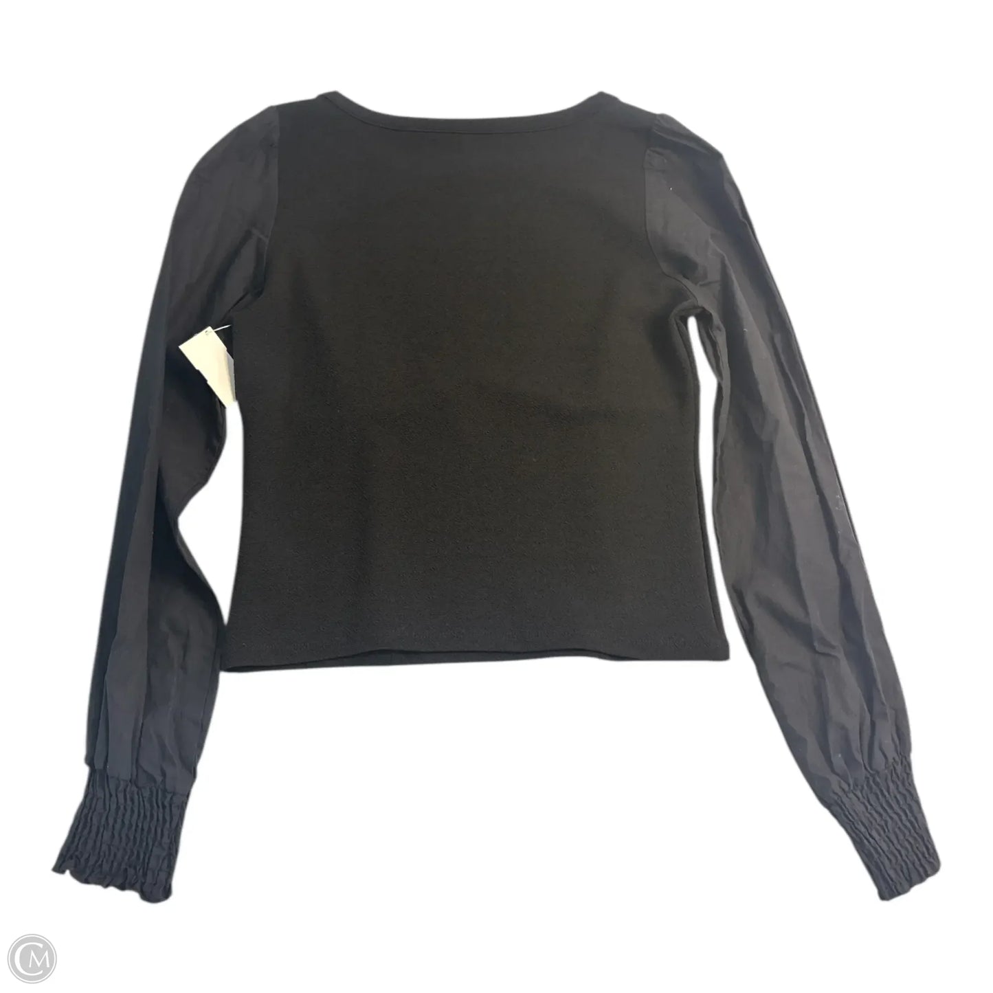 Top Long Sleeve Basic By Anthropologie In Black, Size: S