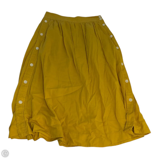Skirt Maxi By Madewell In Yellow, Size: 2