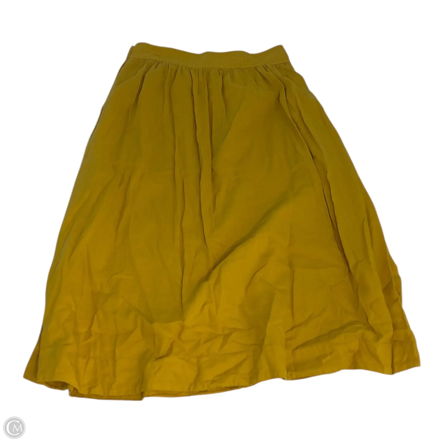 Skirt Maxi By Madewell In Yellow, Size: 2