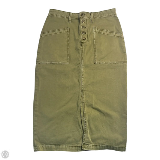 Skirt Maxi By Anthropologie In Green, Size: 6