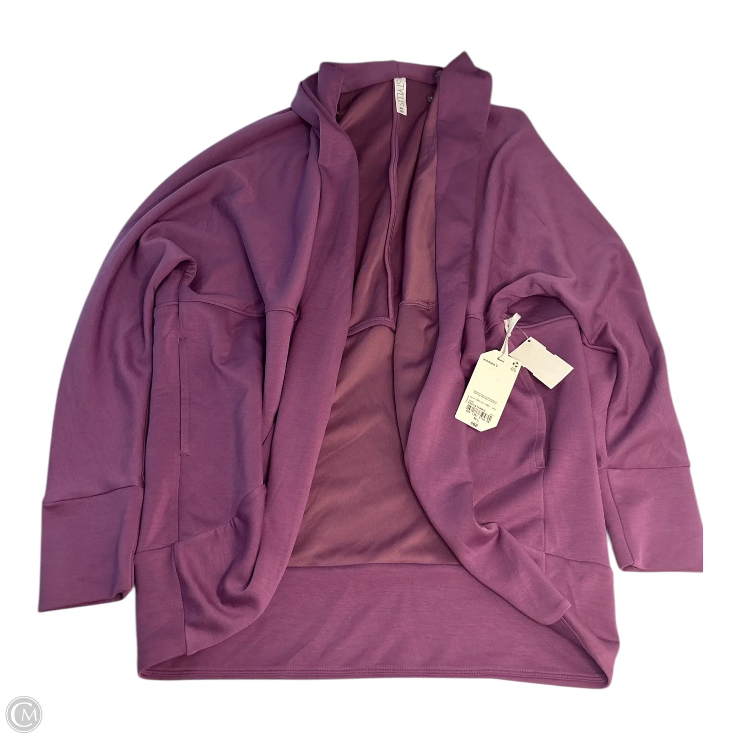 Cardigan By Stylus In Purple, Size: L