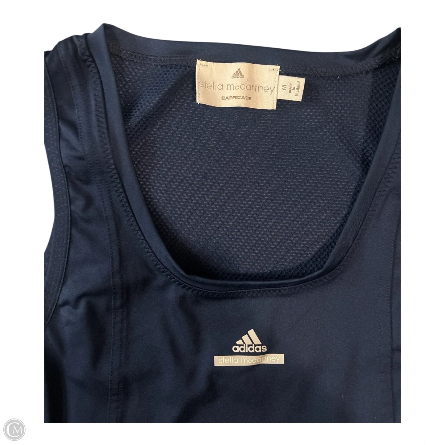 Athletic Tank Top By Adidas In Navy, Size: M