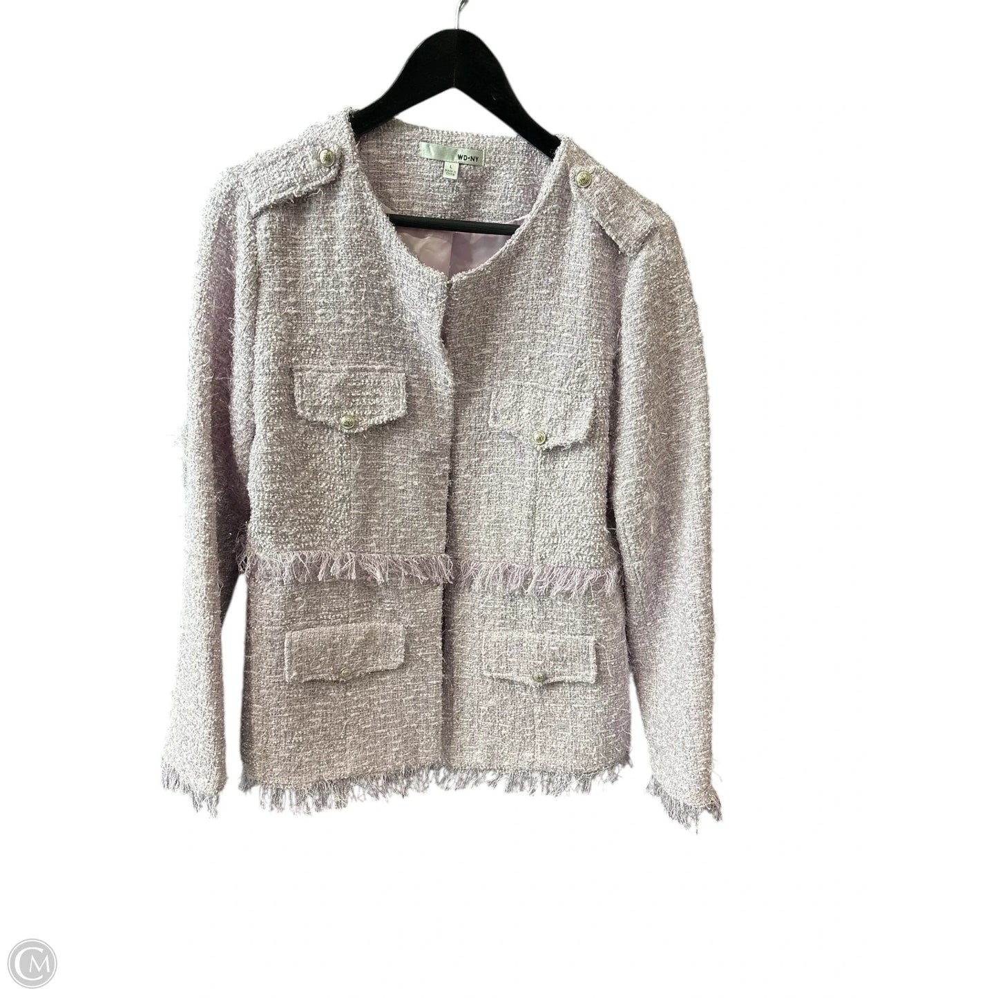 Blazer By Wdny In Purple, Size: L