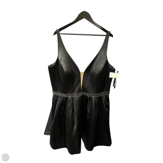 Dress Party Short By Cma In Black, Size: 22