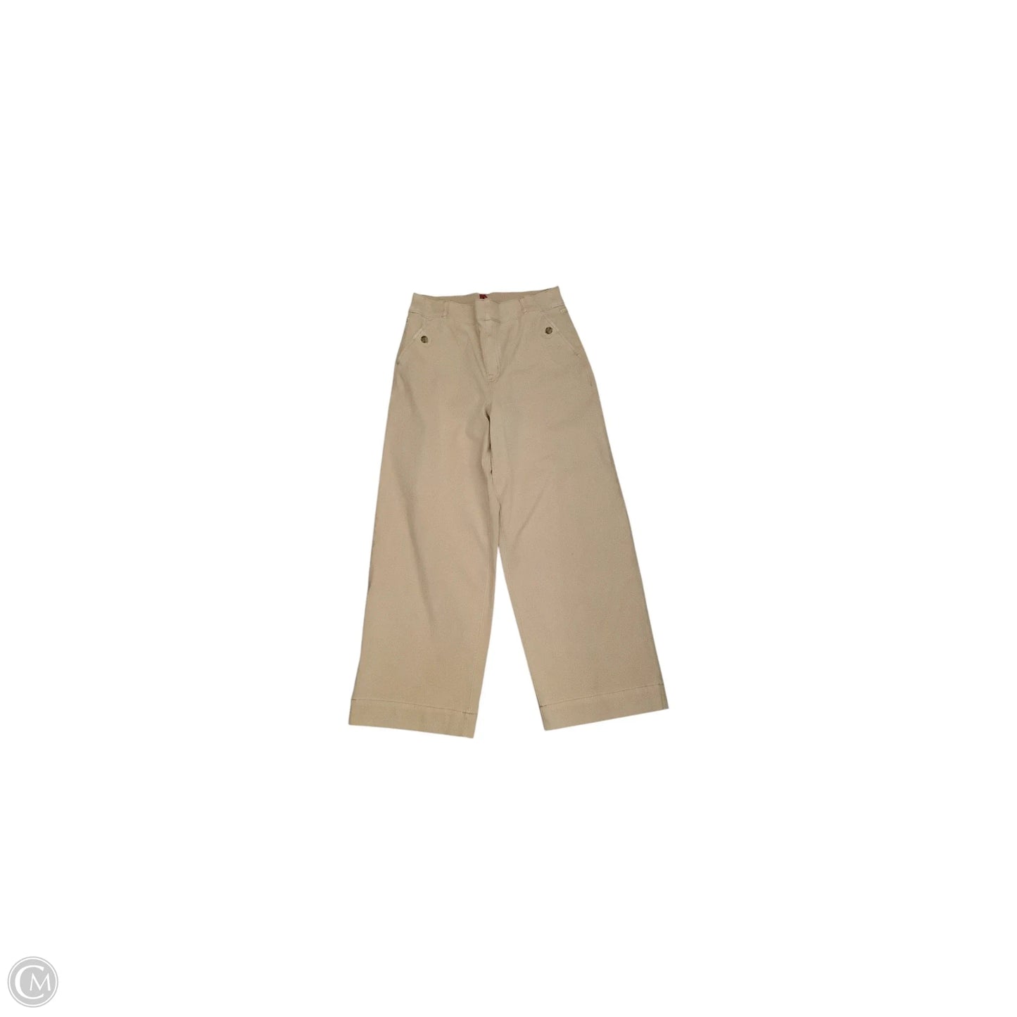 Pants Wide Leg By Spanx In Tan, Size: L