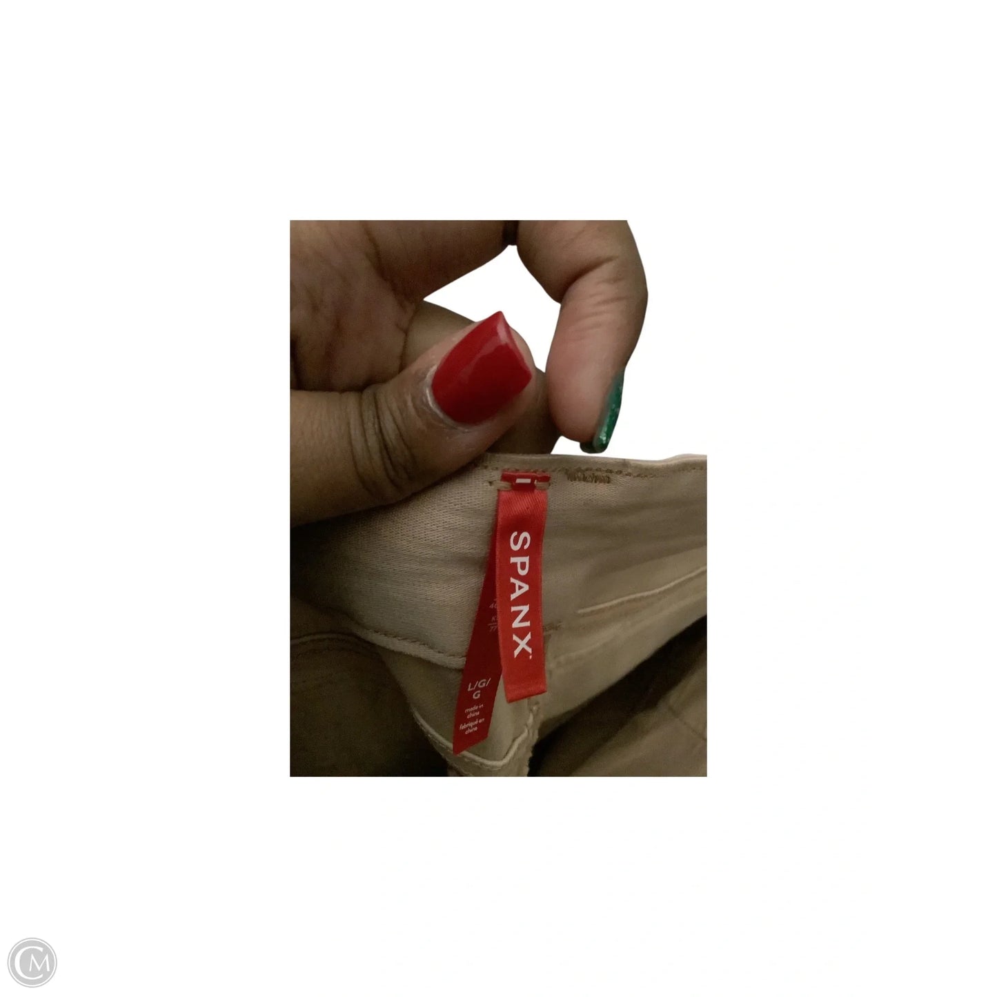 Pants Wide Leg By Spanx In Tan, Size: L