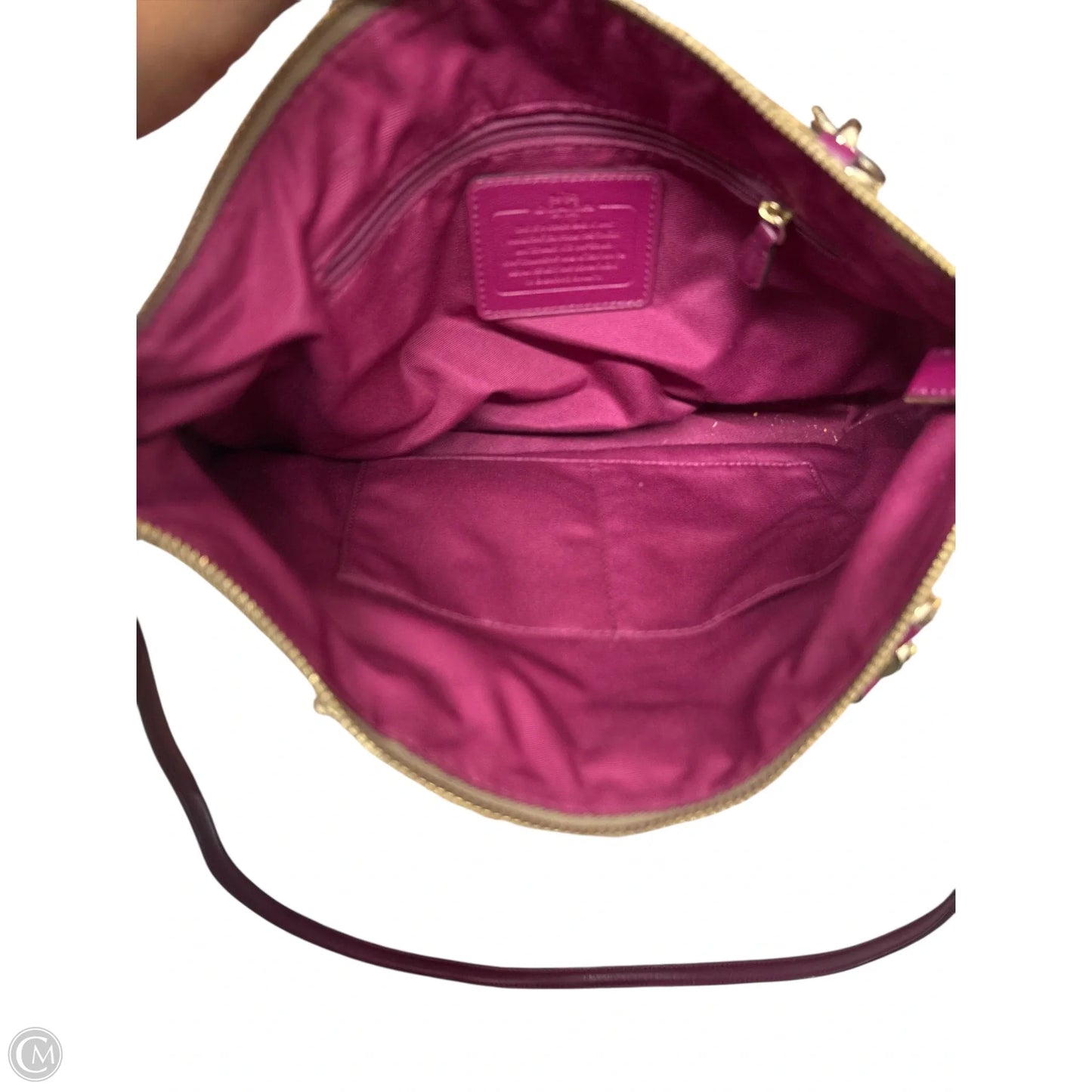 Handbag Designer By Coach, Size: Medium