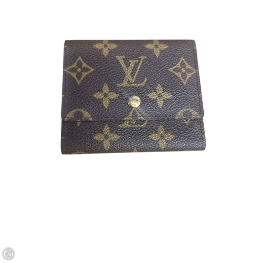Wallet Luxury Designer By Louis Vuitton, Size: Small