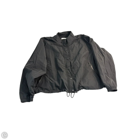 Jacket Windbreaker By Good American In Black, Size: 4x