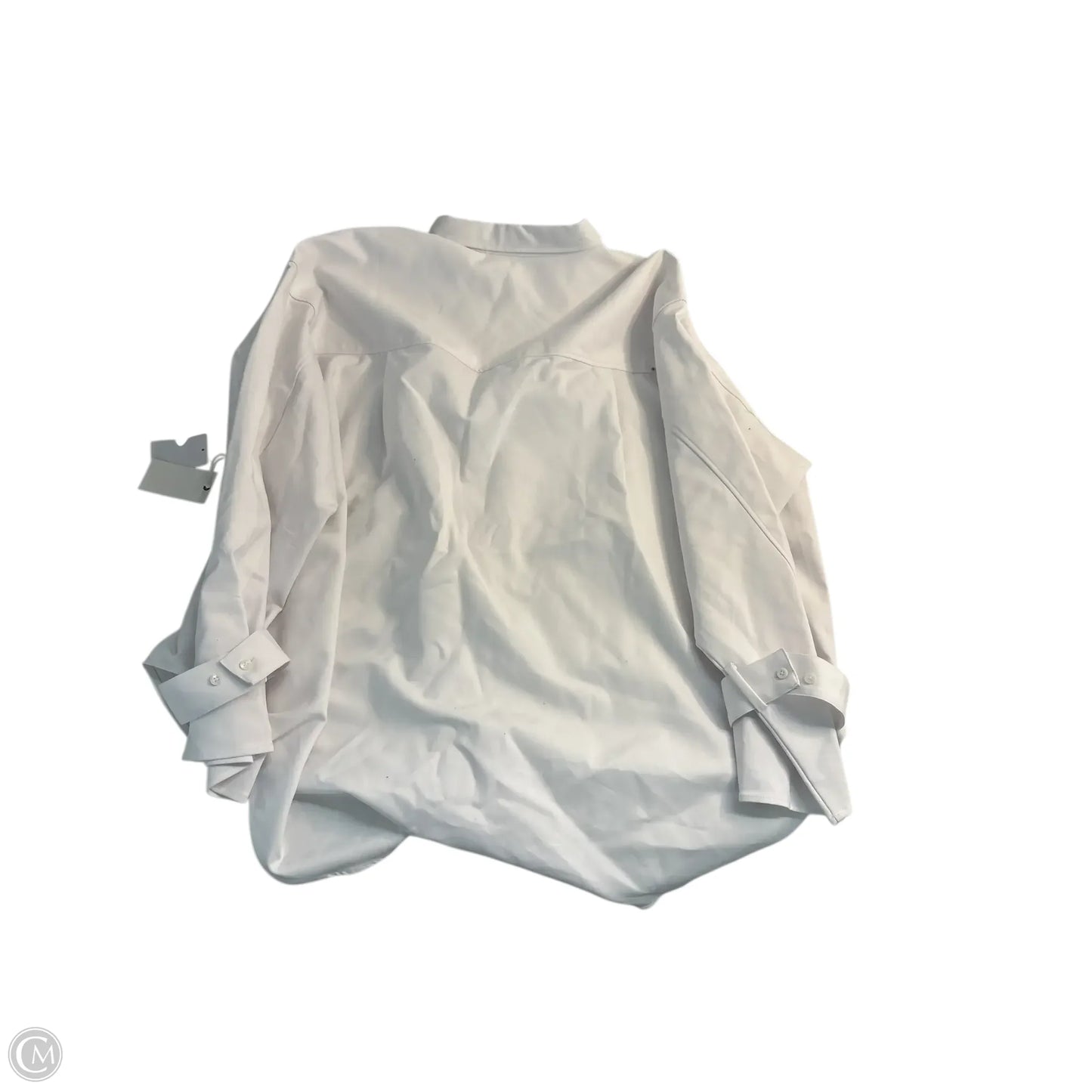 Jacket Shirt By Good American In White, Size: 4x