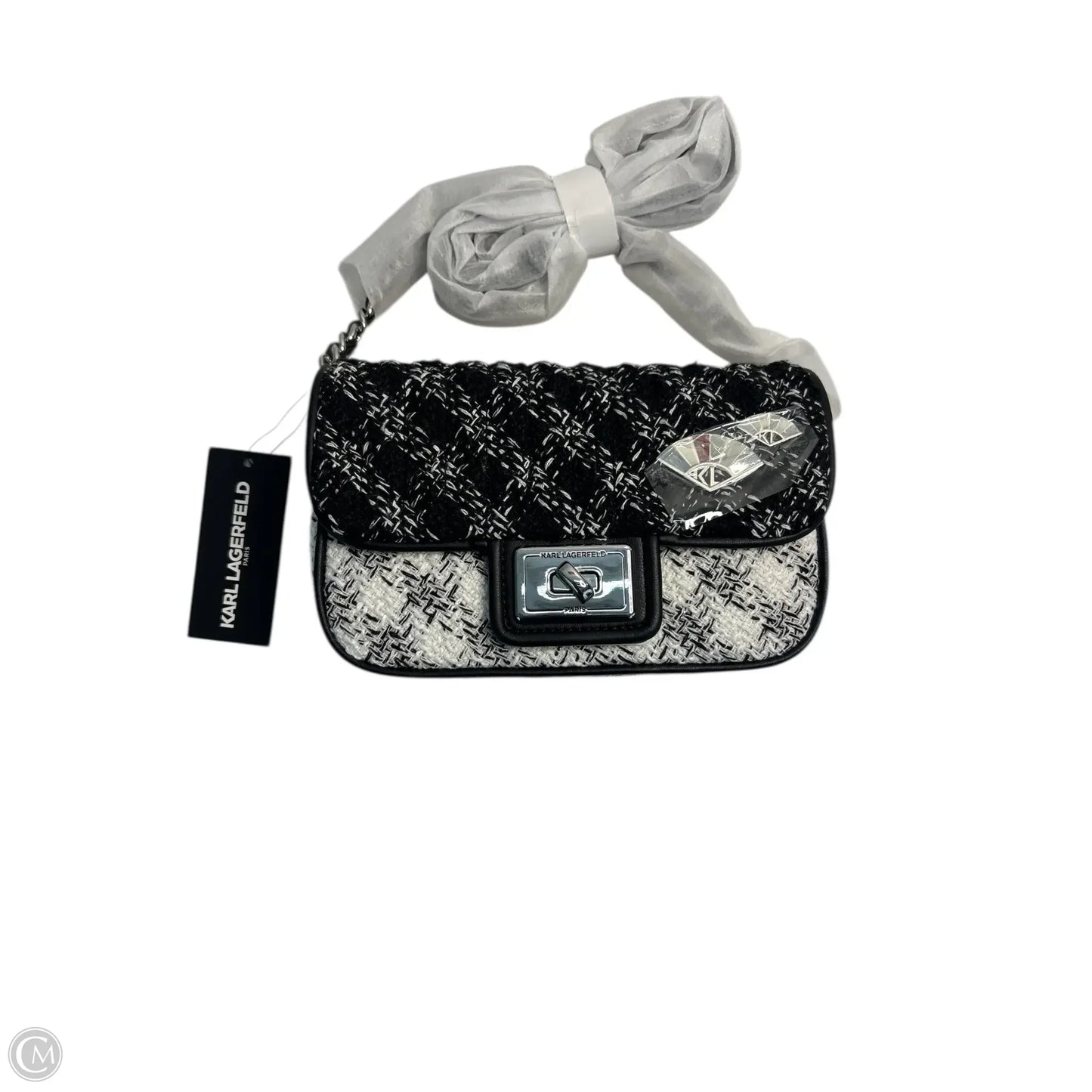 Handbag Designer By Karl Lagerfeld, Size: Medium